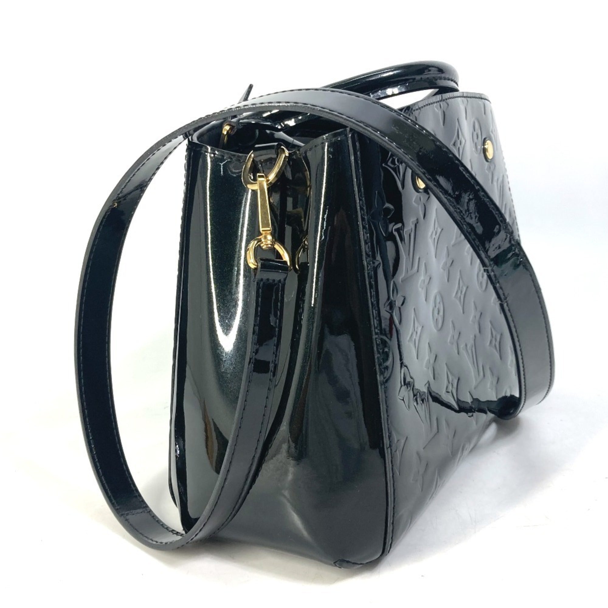 Louis Vuitton Monogram Vernis Black Noir Monogram Vernis Handbag Shoulder Bag (Pre-Owned)