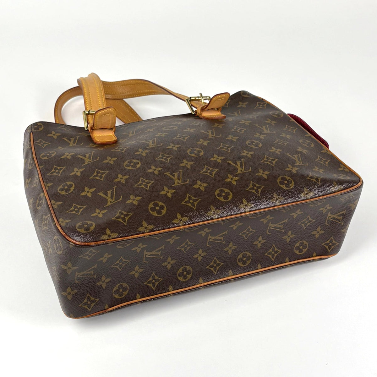 Louis Vuitton Brown Monogram Handbag Tote Bag (Pre-Owned)
