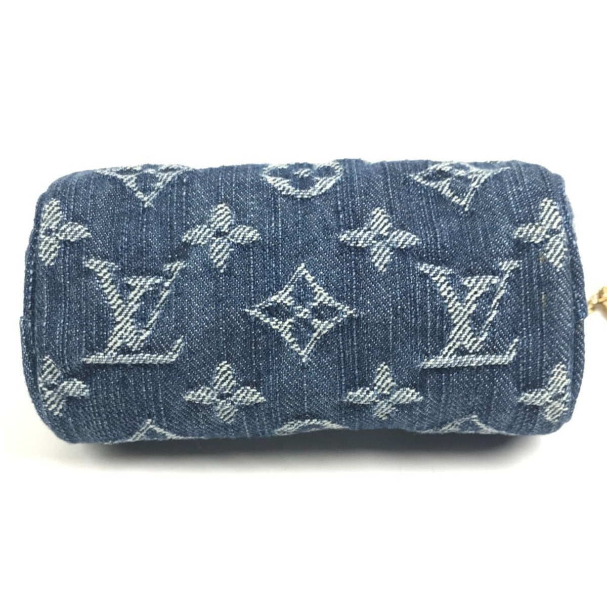 Louis Vuitton Monogram Denim Blue Monogram Denim Coin Purse/Coin Case (Pre-Owned)