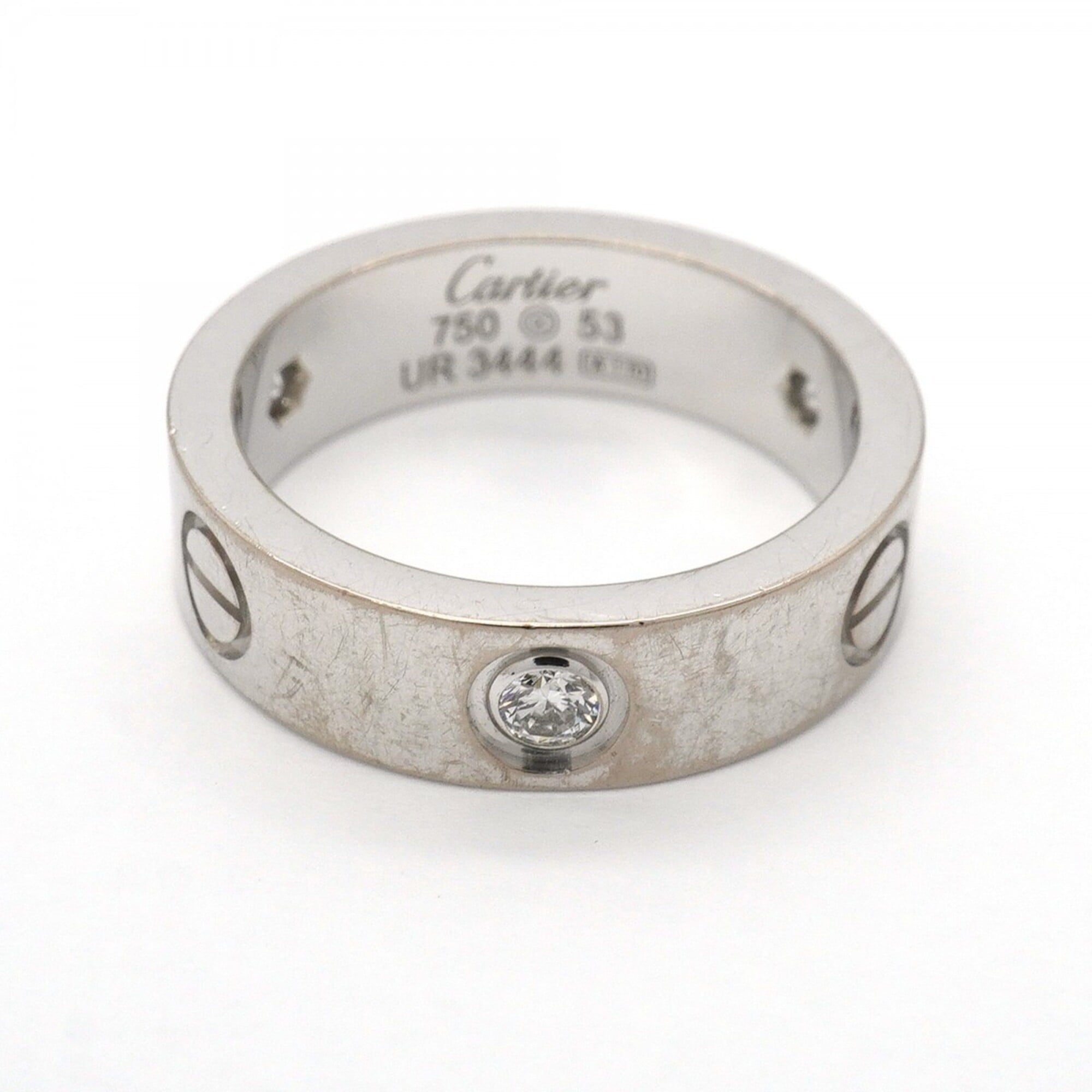 Cartier White Gold (18K) Band Ring (Pre-Owned)