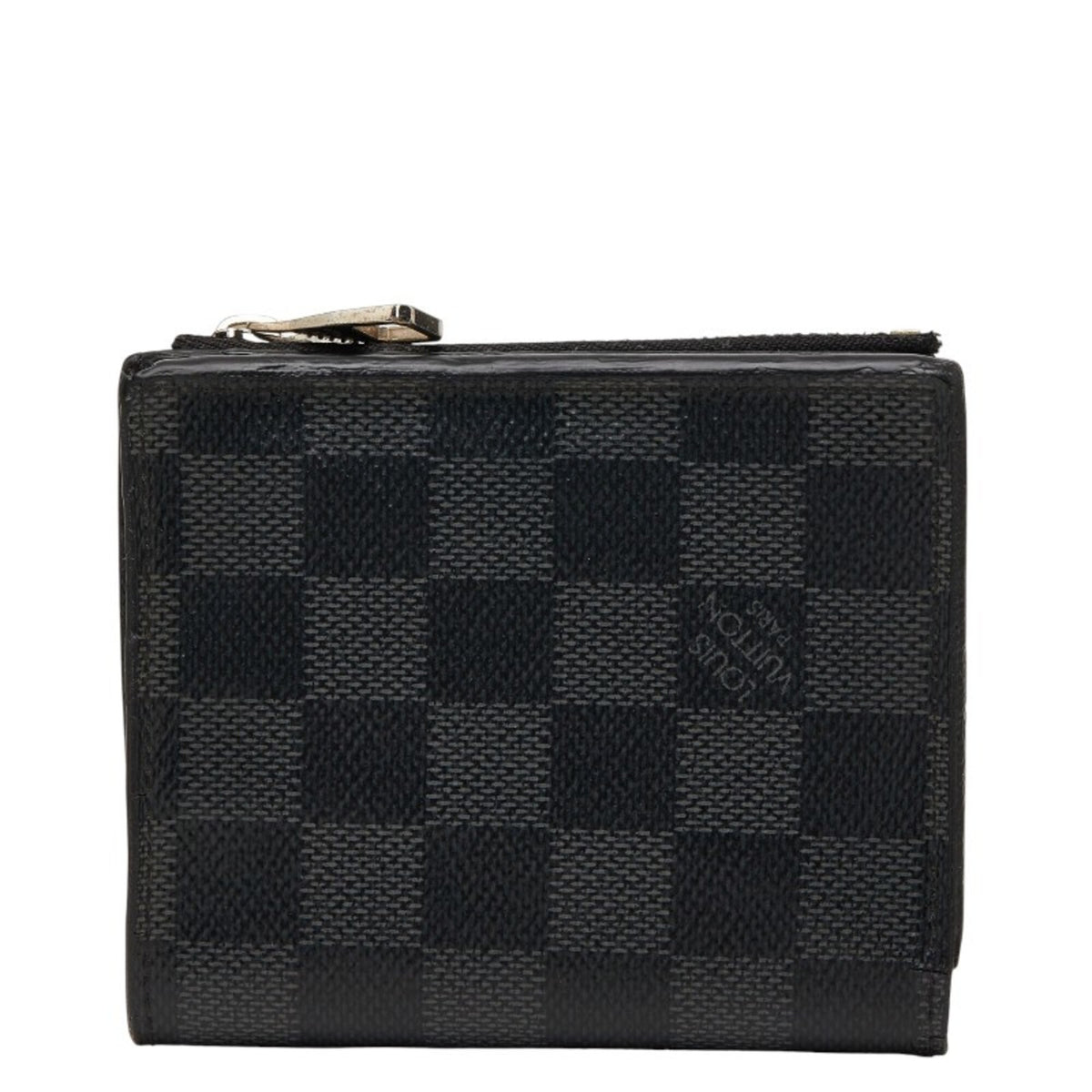 Louis Vuitton Damier Graphite Black Gray Pvc Leather Wallet (Bi-Fold) (Pre-Owned)