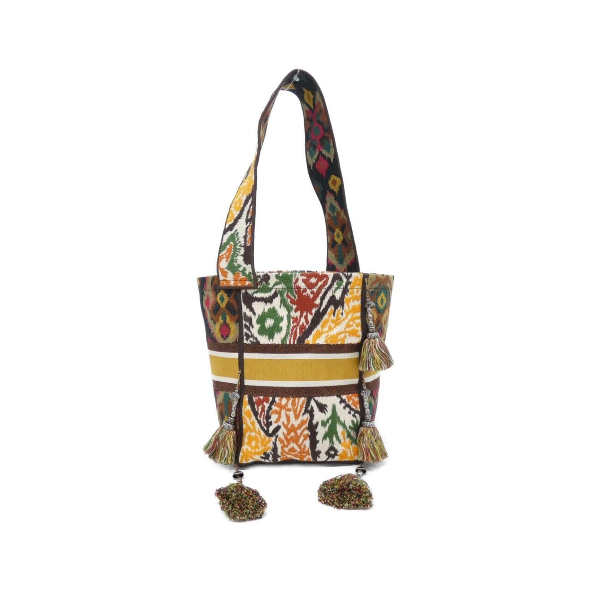 Christian Dior Multi-Color Canvas Shoulder Bag (Pre-Owned)