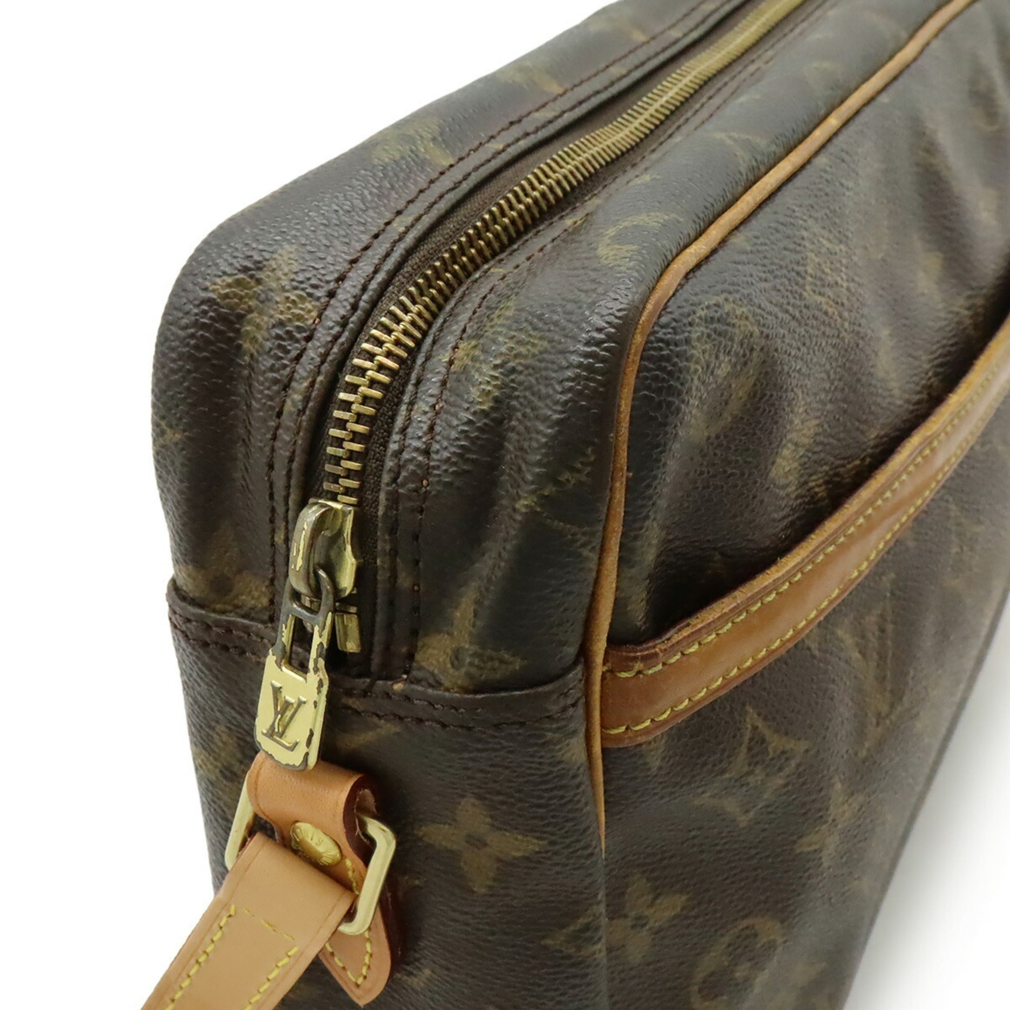 Louis Vuitton Black Brown Monogram Monogram Shoulder Bag (Pre-Owned)