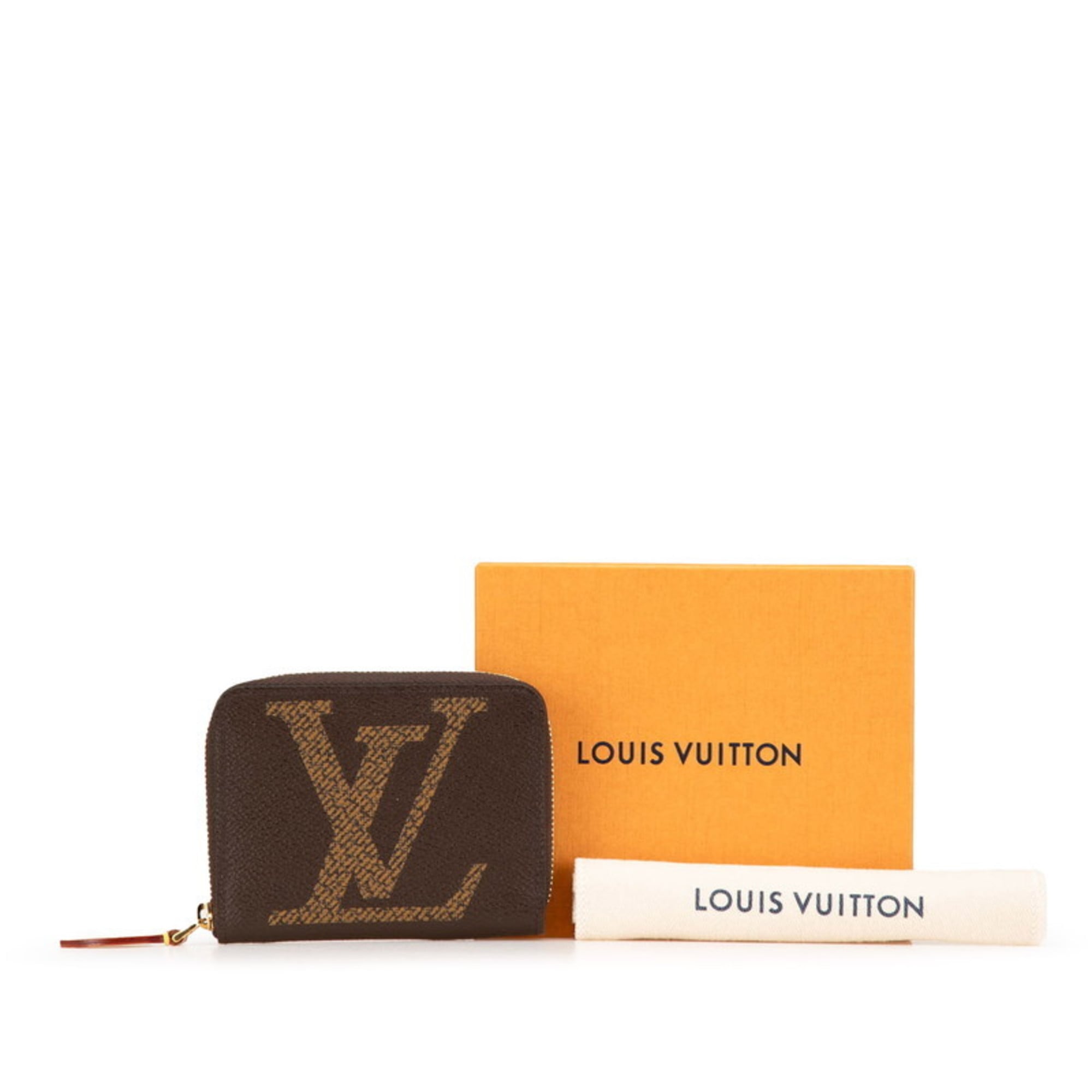 Louis Vuitton Brown Pvc Leather Coin Purse/Coin Case (Pre-Owned)