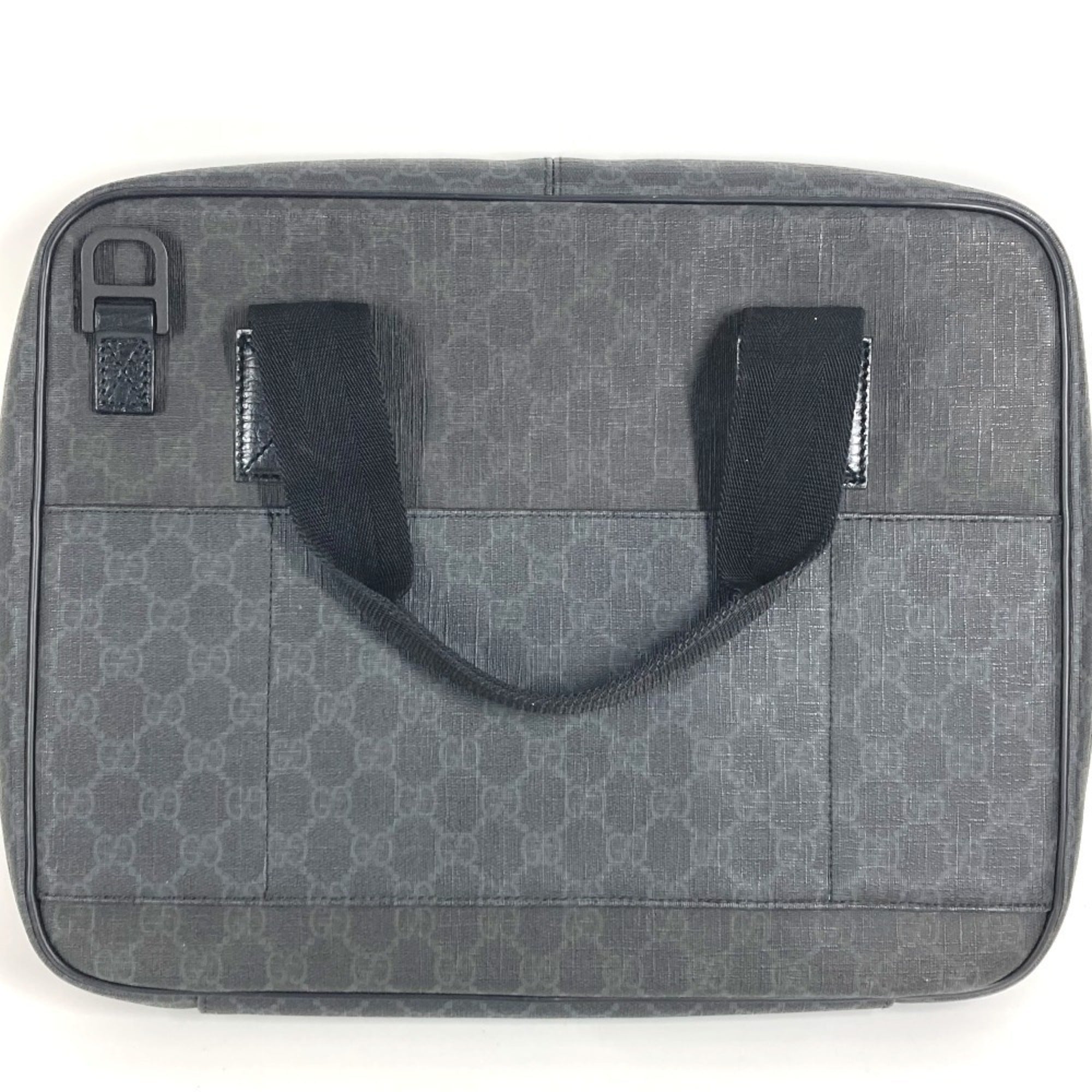 Gucci Black Gg Supreme Handbag Tote Bag (Pre-Owned)