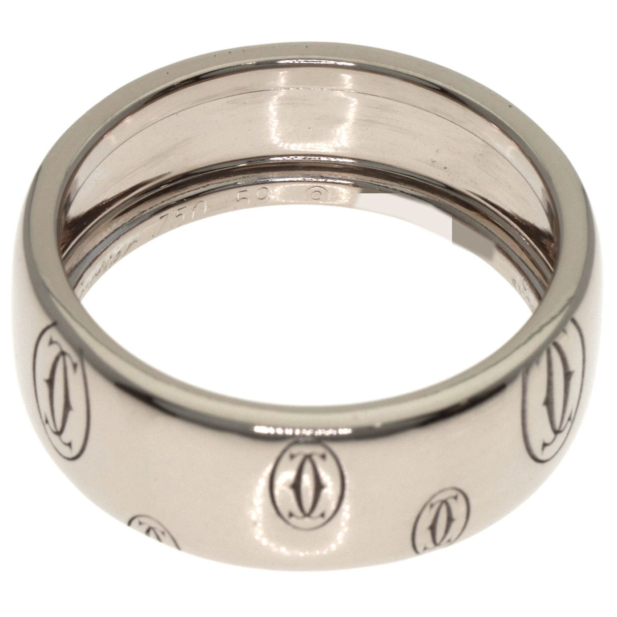Cartier Happy Birthday White Gold (18K) Band Ring (Pre-Owned)