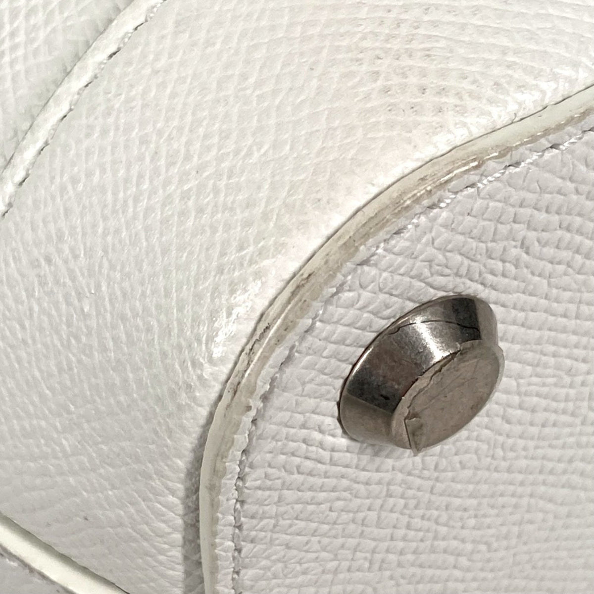 Balenciaga White Leather Shoulder Bag (Pre-Owned)