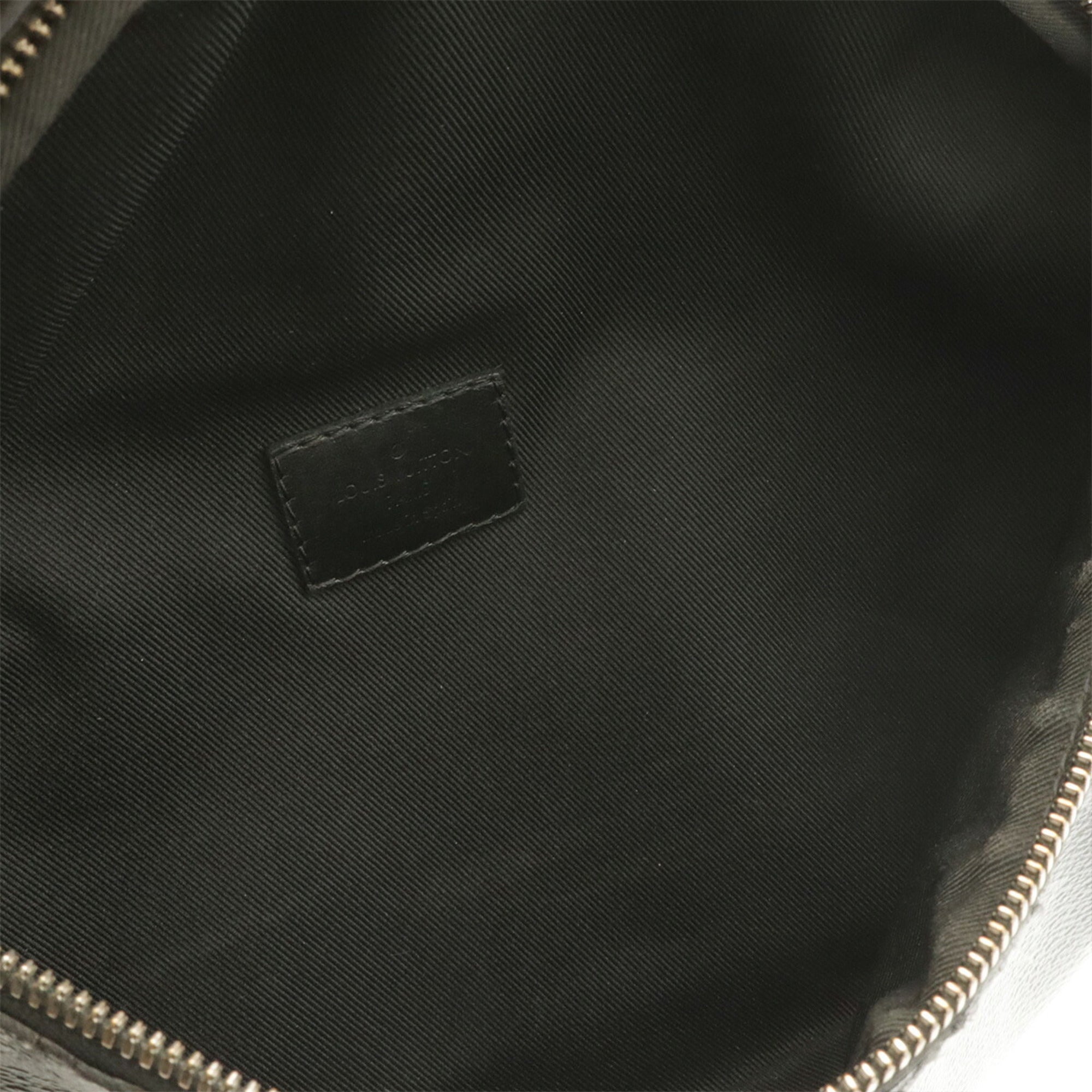 Louis Vuitton Black Galle Gray Monogram Eclipse Monogram Eclipse Pouch Sling Bag (Pre-Owned)