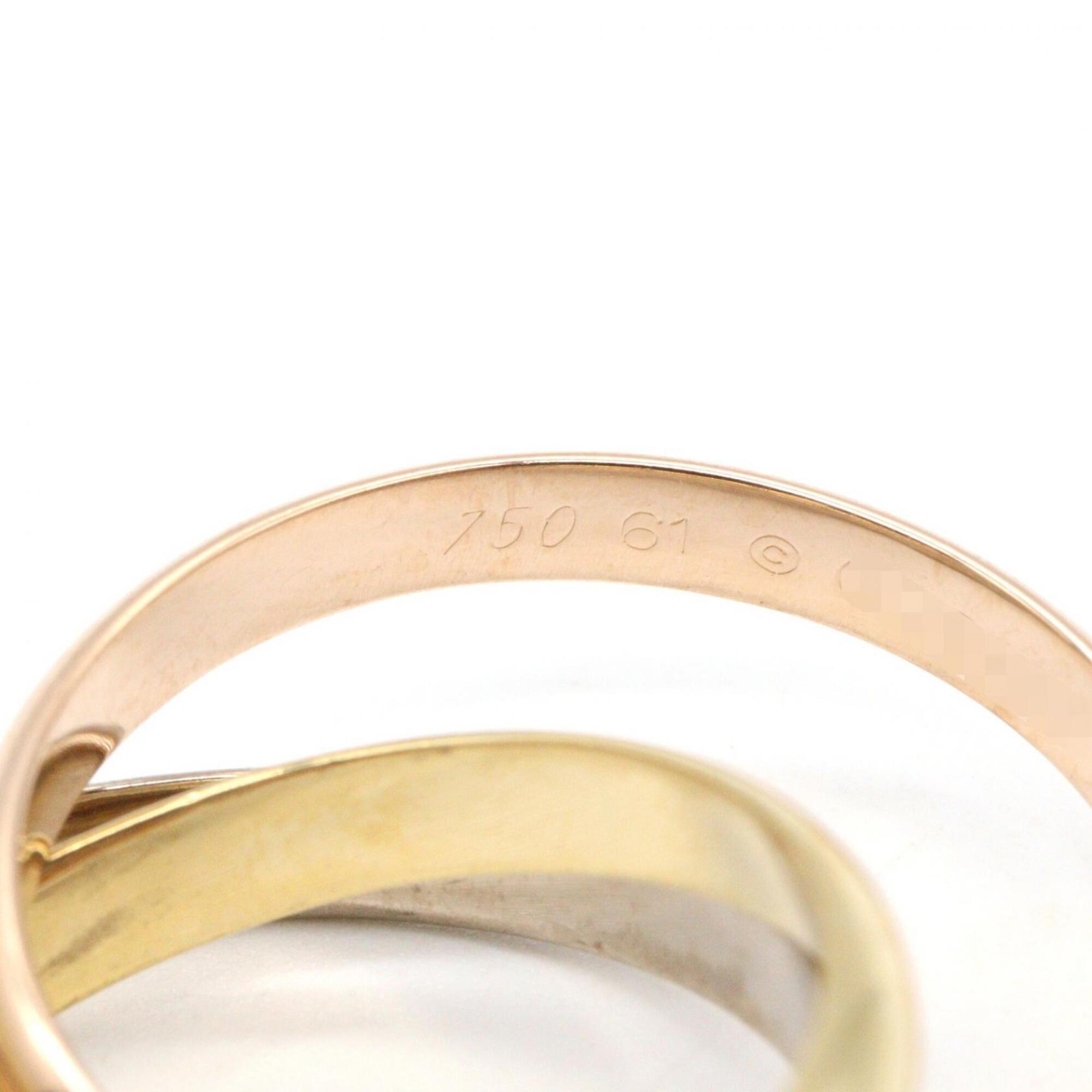 Cartier Gold Silver Yellow Gold (18K) Pink Gold (18K) White Gold (18K) Band Ring (Pre-Owned)