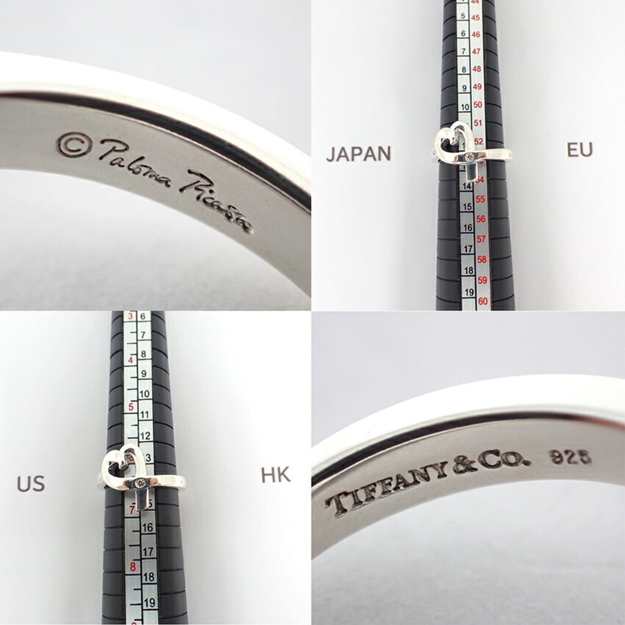Tiffany Sterling Silver 925 Band Ring (Pre-Owned)
