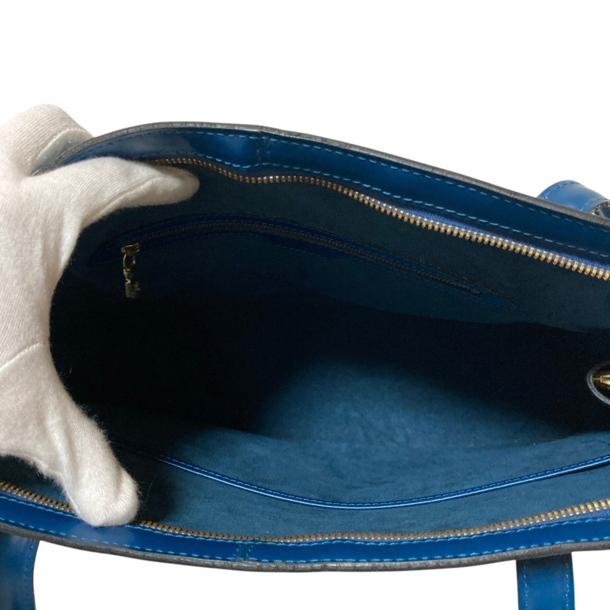 Louis Vuitton Epi Toledo Blue Epi Leather Tote Bag (Pre-Owned)