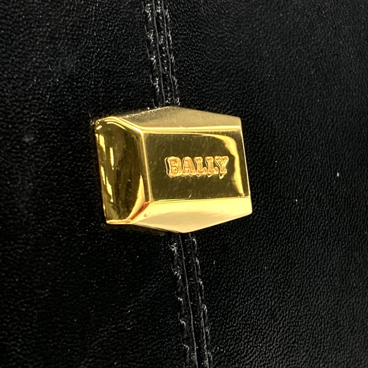 Bally Black Leather Tote Bag (Pre-Owned)