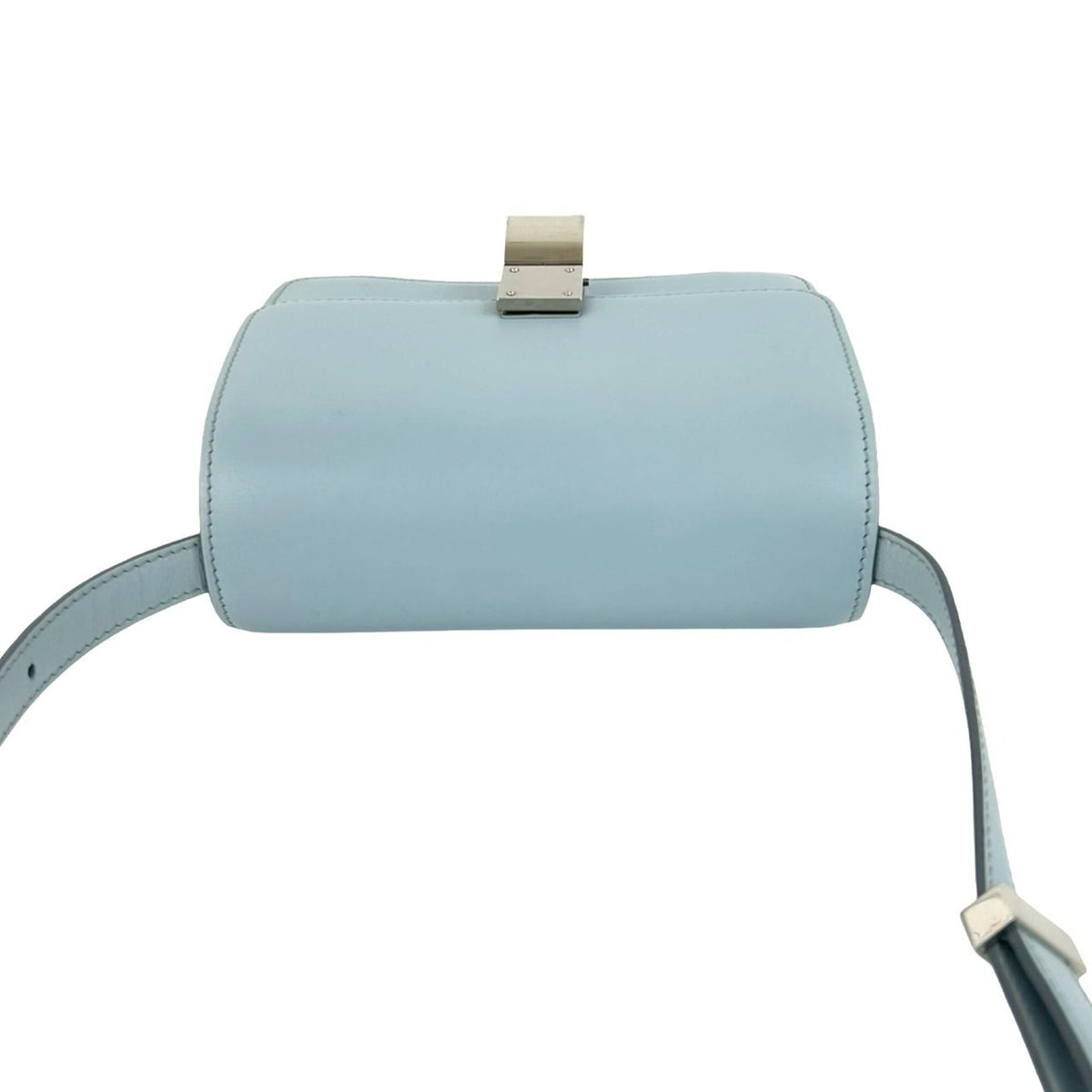 Celine Blue Leather Pochette Shoulder Bag (Pre-Owned)