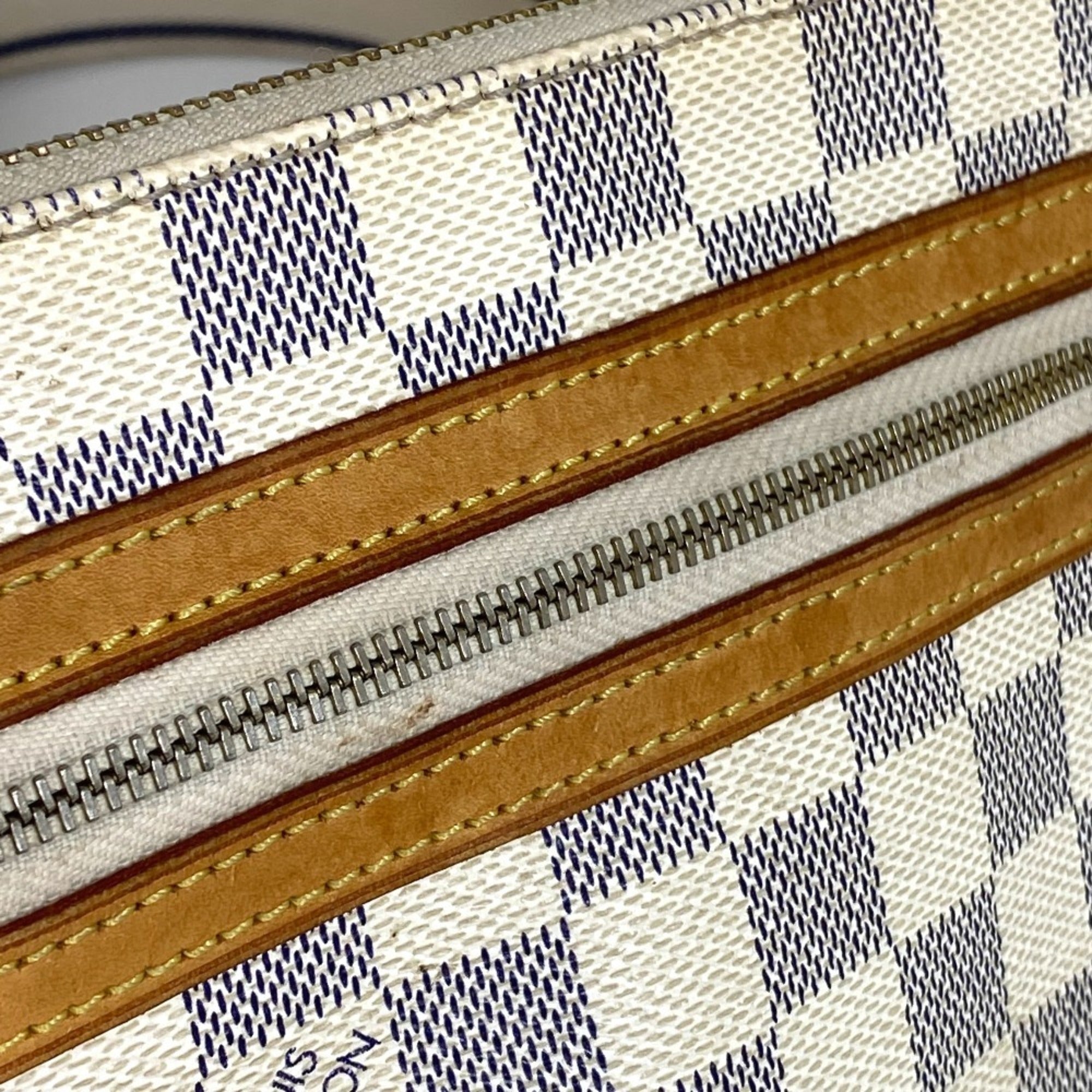 Louis Vuitton Damier Azur Azur White Damier Azur Pochette Shoulder Bag (Pre-Owned)