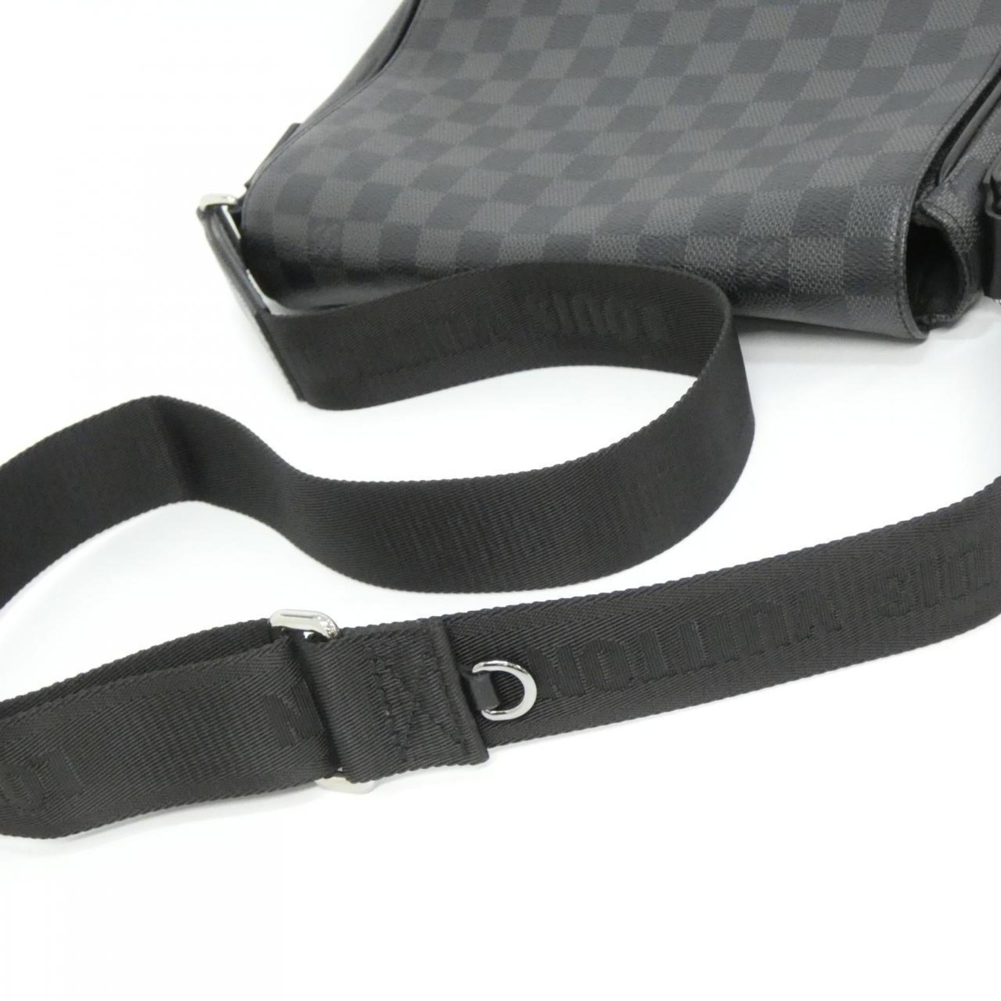 Louis Vuitton Graphite Coated Canvas Shoulder Bag (Pre-Owned)
