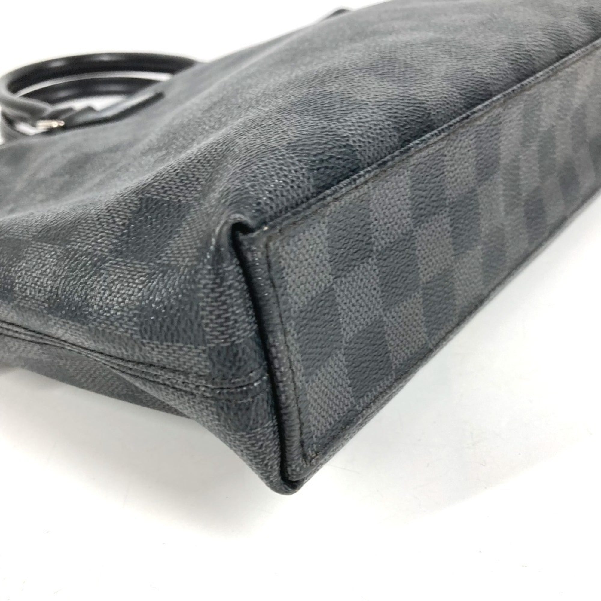 Louis Vuitton Black Damier Graphite Briefcase Handbag (Pre-Owned)
