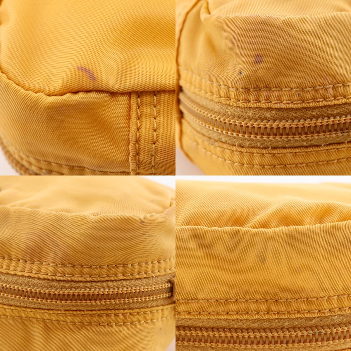 Prada Yellow Nylon Pouch (Pre-Owned)