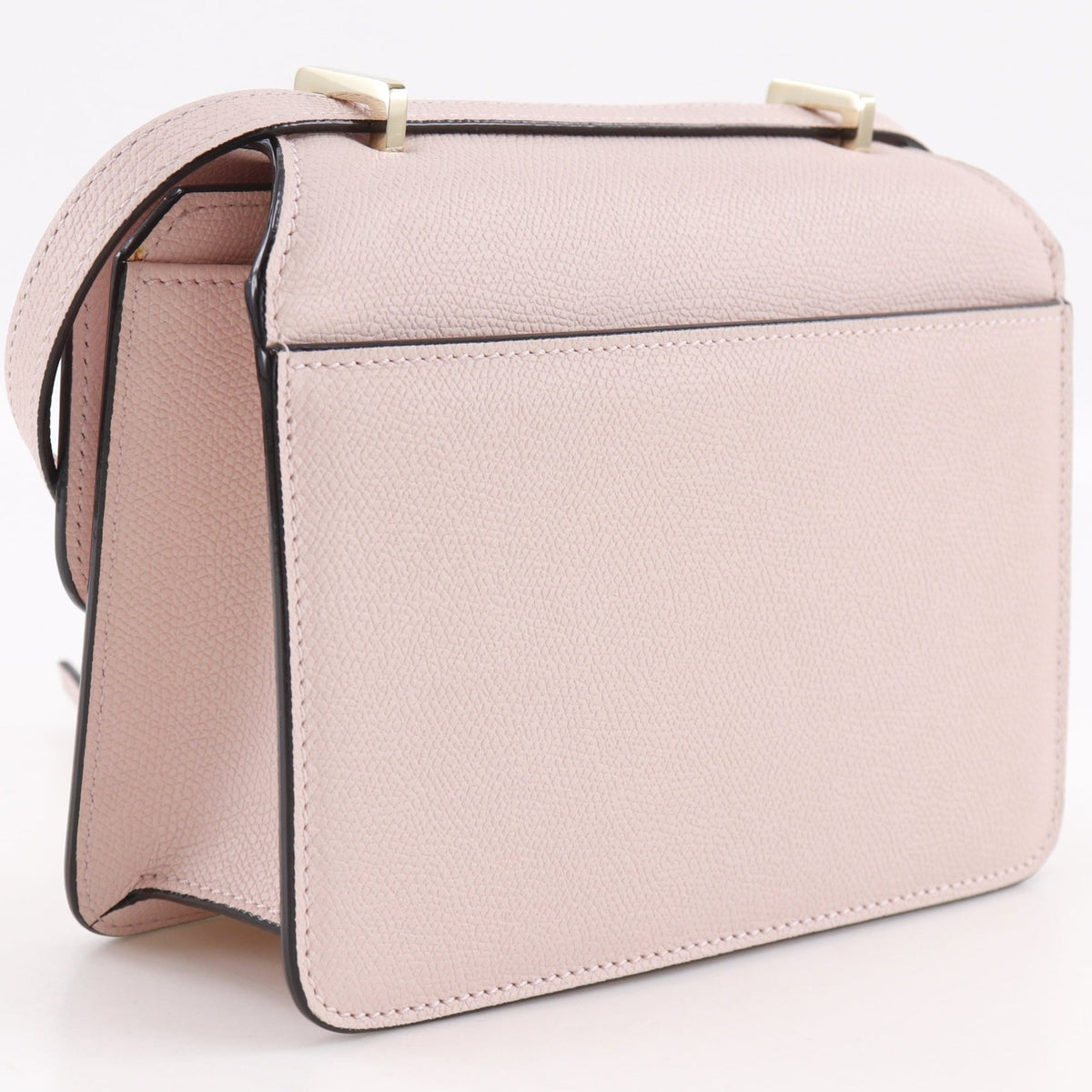 Valextra Pink Leather Shoulder Bag (Pre-Owned)