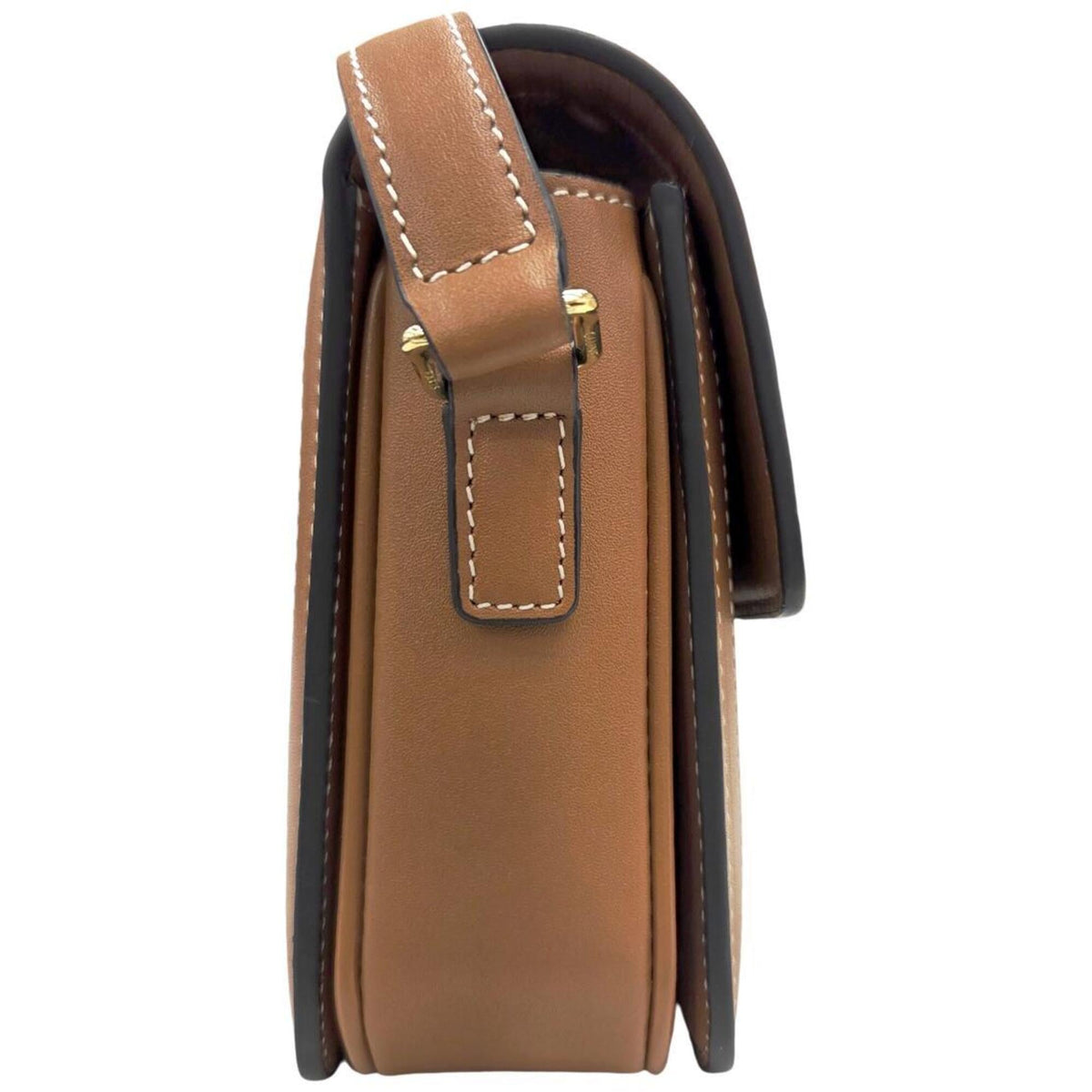 Celine Brown Leather Crossbody Bag Shoulder Bag (Pre-Owned)