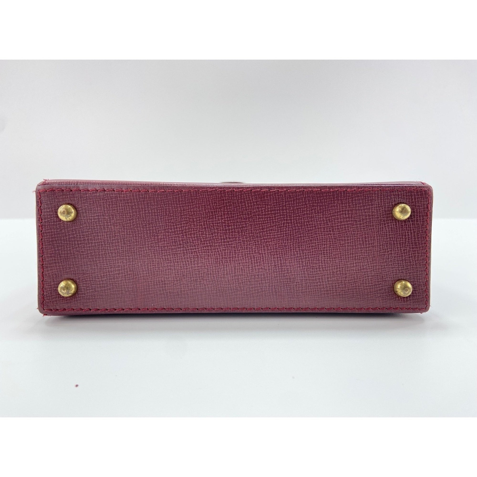 Cartier Must Wine Red Handbag (Pre-Owned)