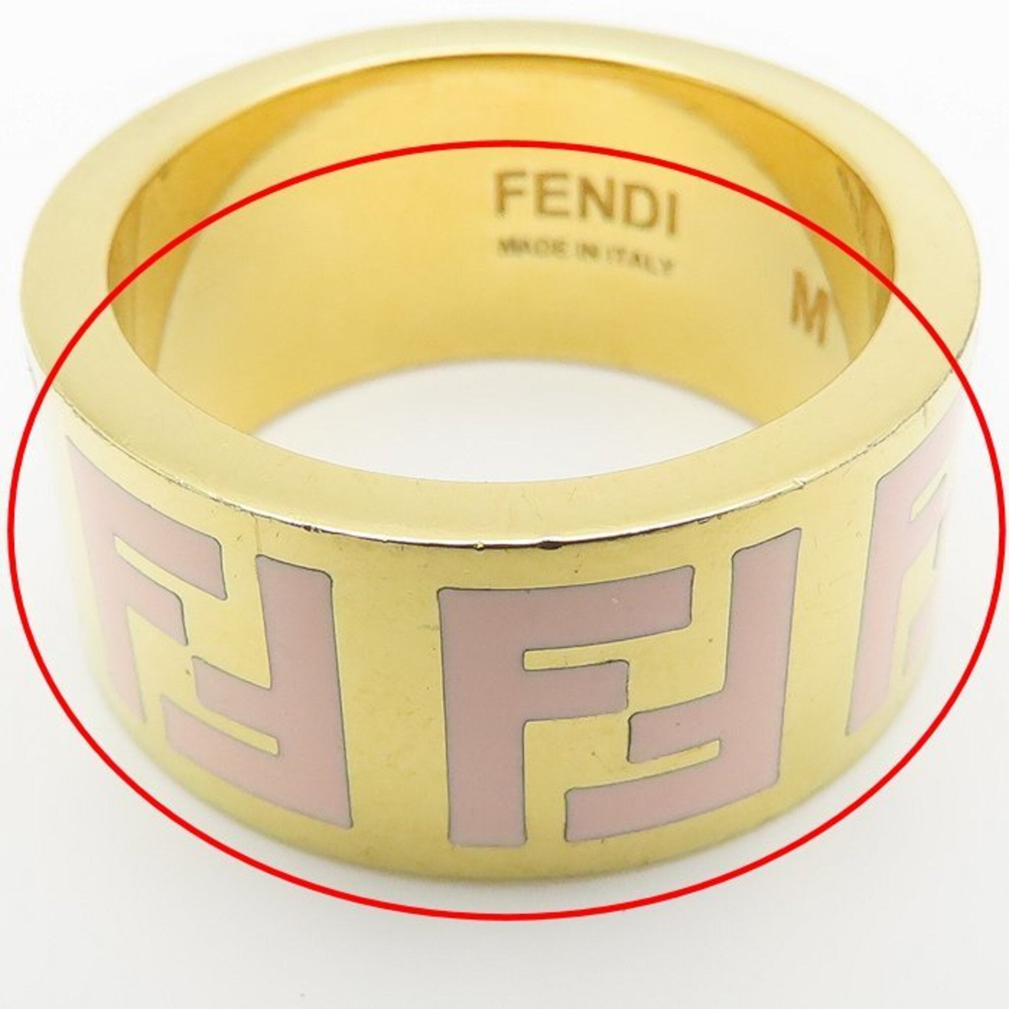 Fendi Enamel Band Ring (Pre-Owned)