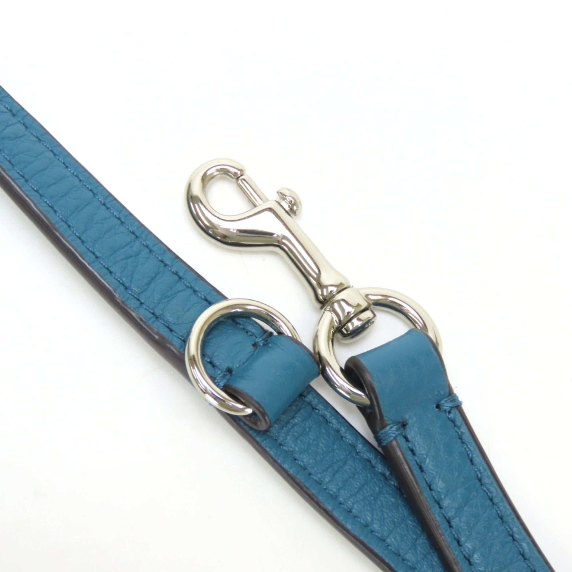Coach Turquoise Leather Suede Shoulder Bag (Pre-Owned)