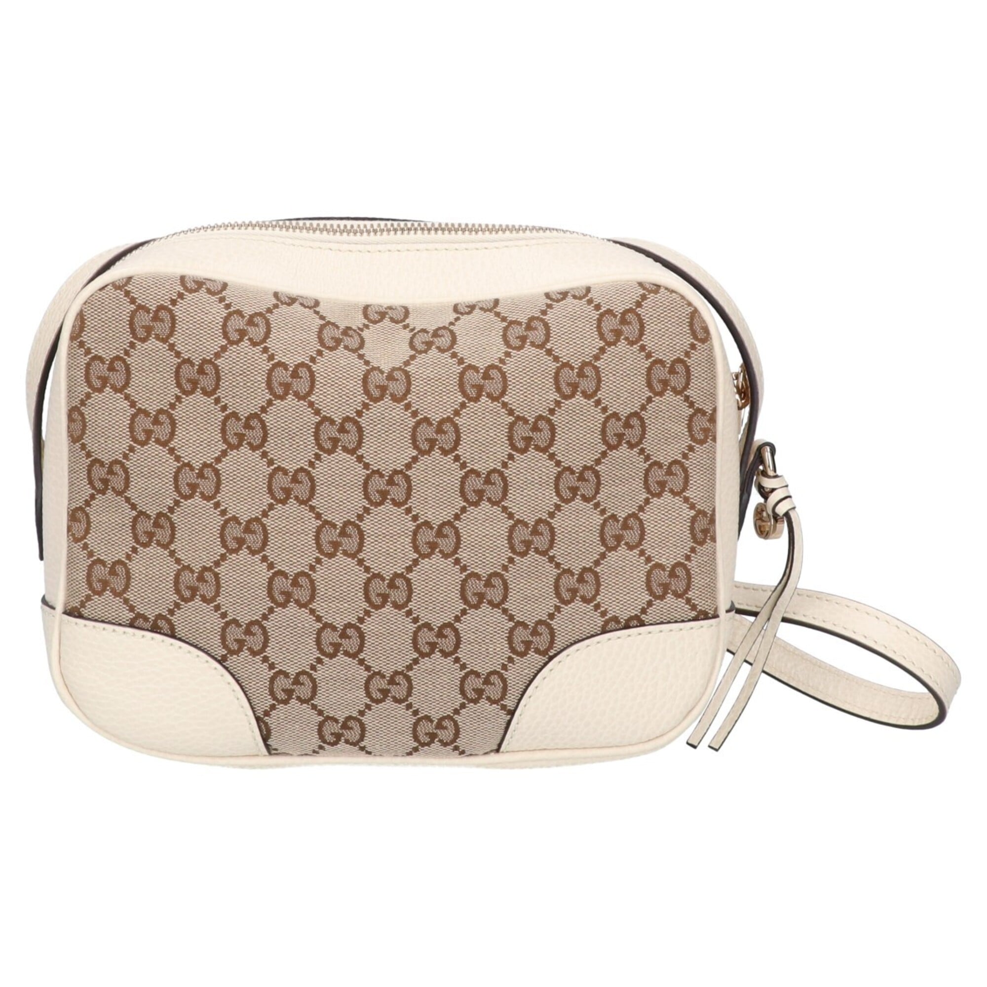 Gucci Ivory Gg Canvas Shoulder Bag (Pre-Owned)