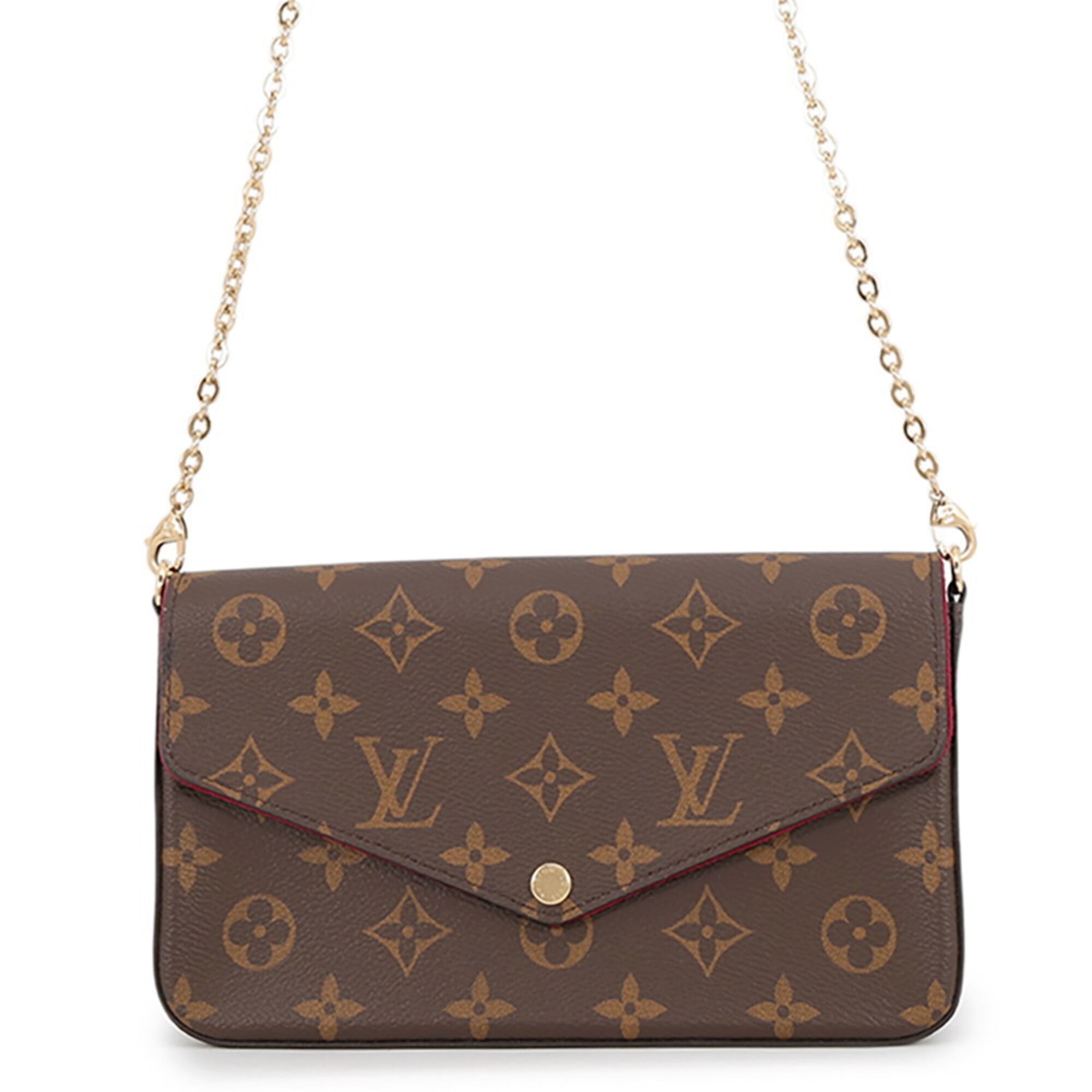 Louis Vuitton Monogram Fuchsia Monogram Monogram Pochette Shoulder Bag (Pre-Owned)