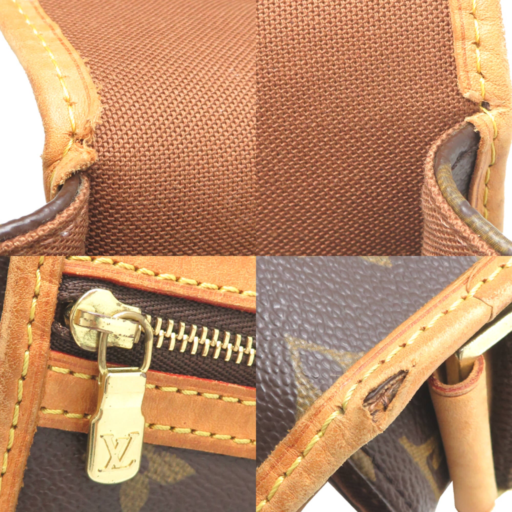 Louis Vuitton Brown Monogram Shoulder Bag (Pre-Owned)