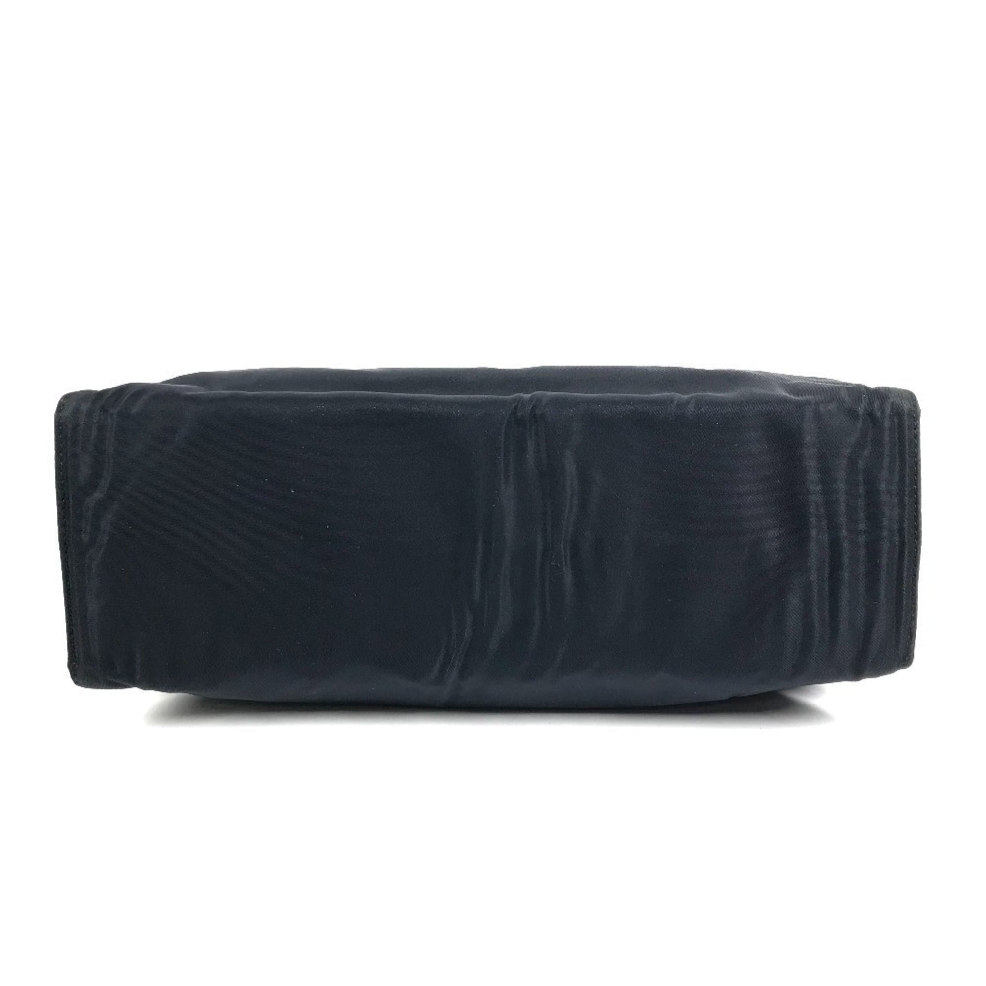 Prada Navy Nylon Handbag Tote Bag (Pre-Owned)