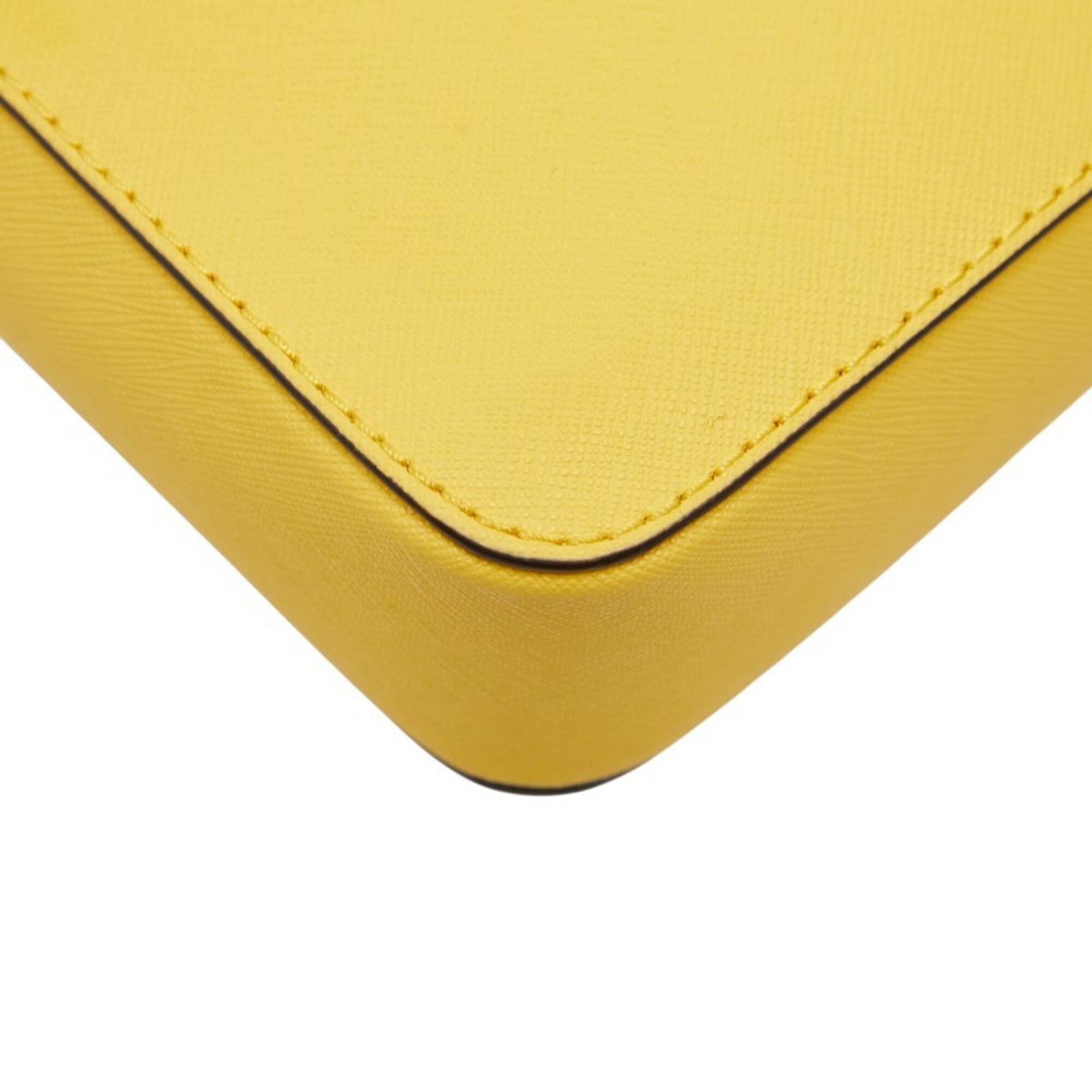 Michael Kors Yellow Leather Shoulder Bag (Pre-Owned)