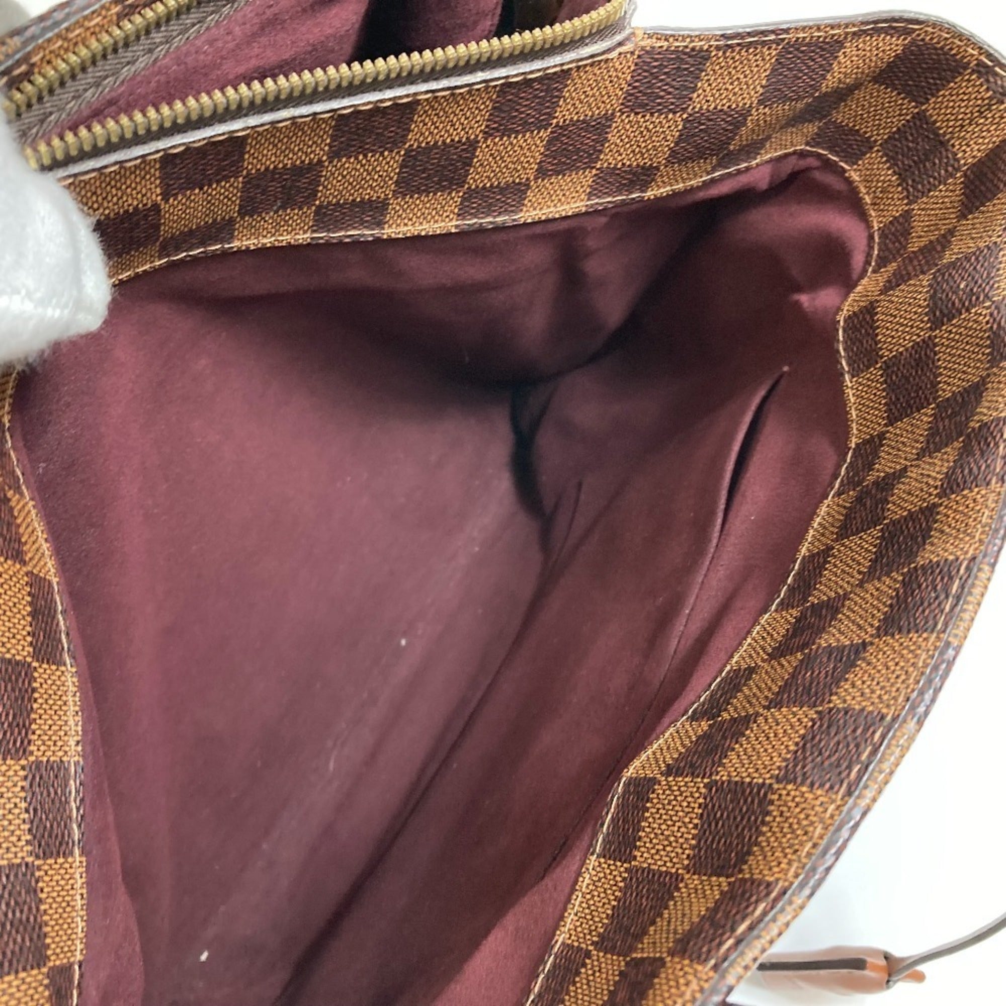 Louis Vuitton Brown Damier Canvas Handbag Tote Bag (Pre-Owned)