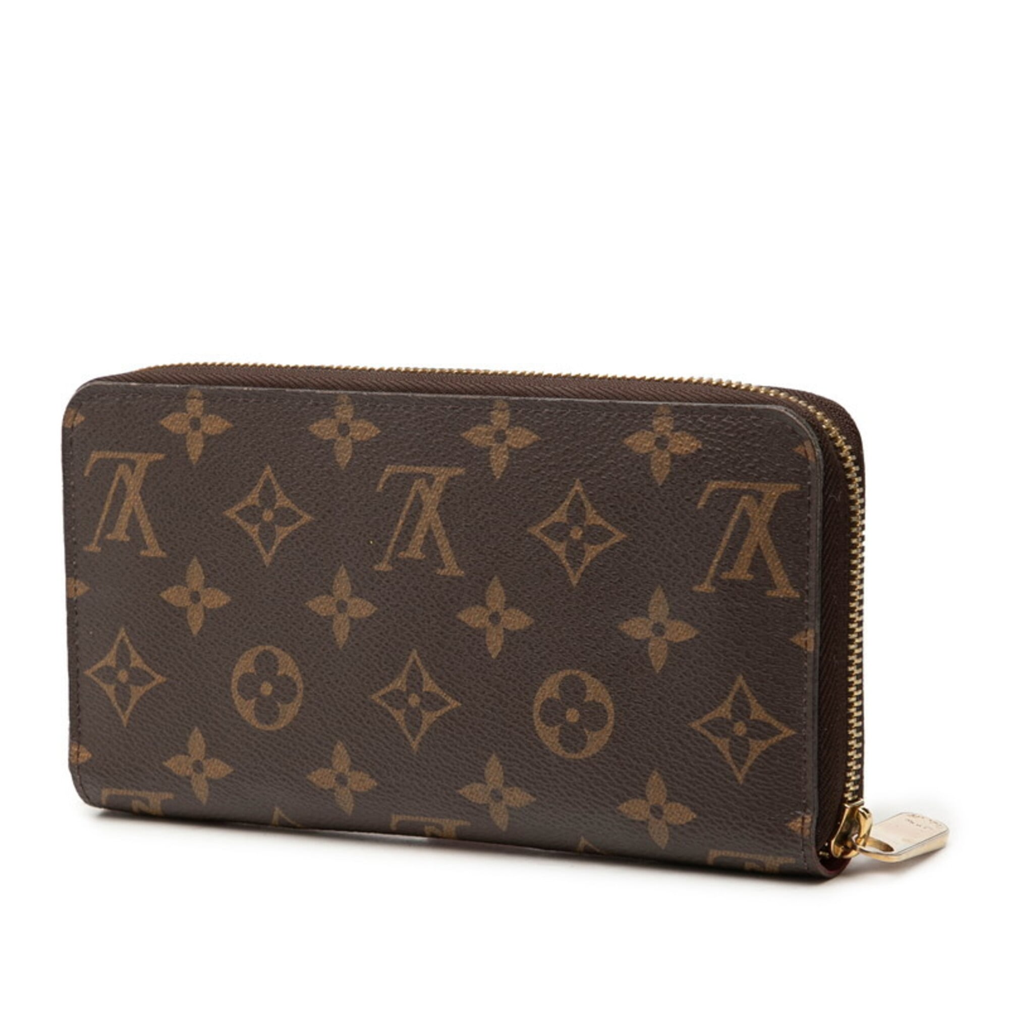 Louis Vuitton Brown Pvc Leather Long Wallet (Bi-Fold) (Pre-Owned)