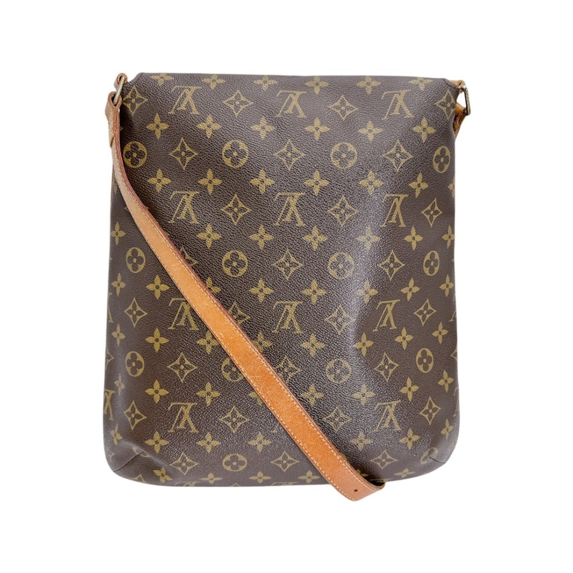 Louis Vuitton Brown Monogram Canvas Shoulder Bag (Pre-Owned)