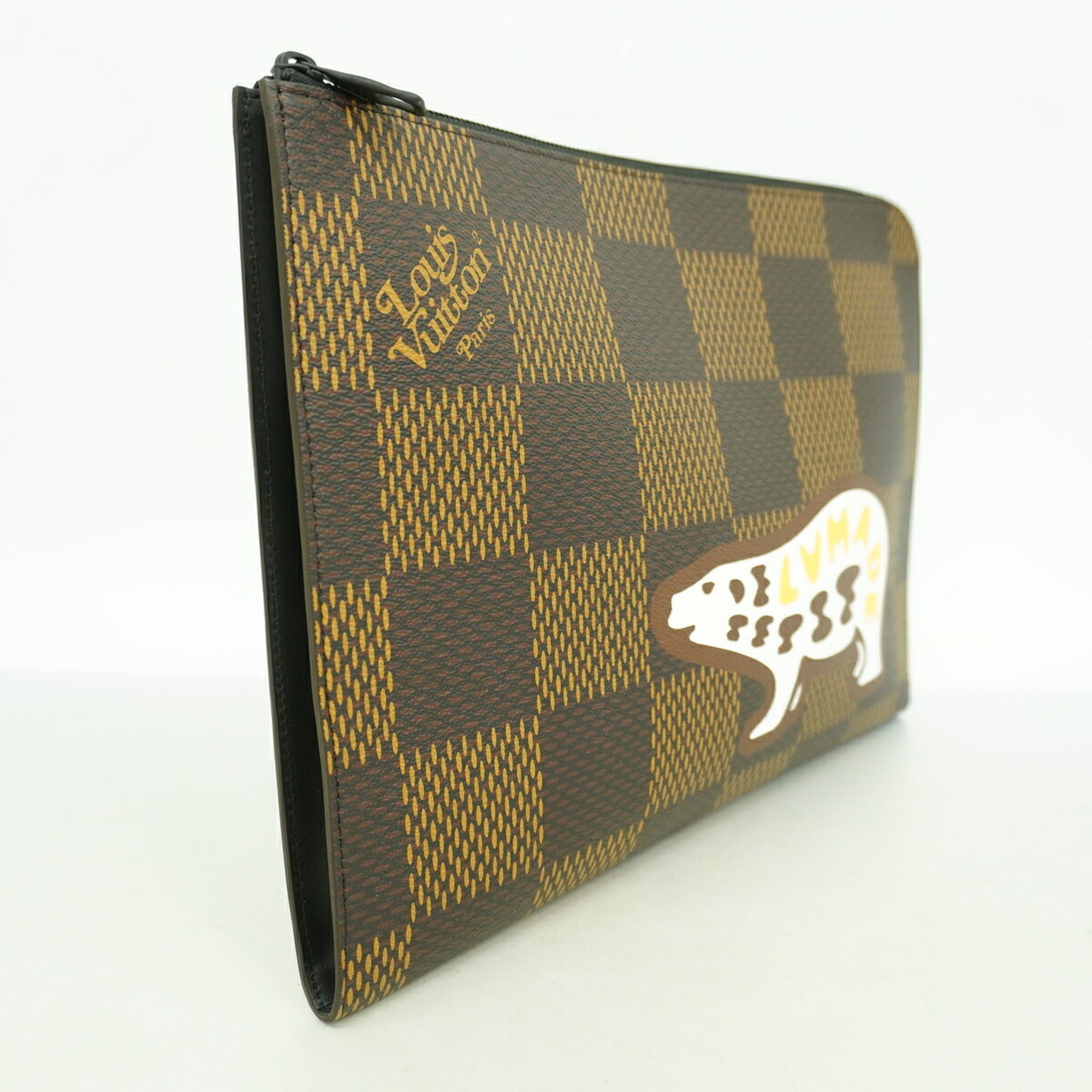 Louis Vuitton Ebene Clutch Bag (Pre-Owned)