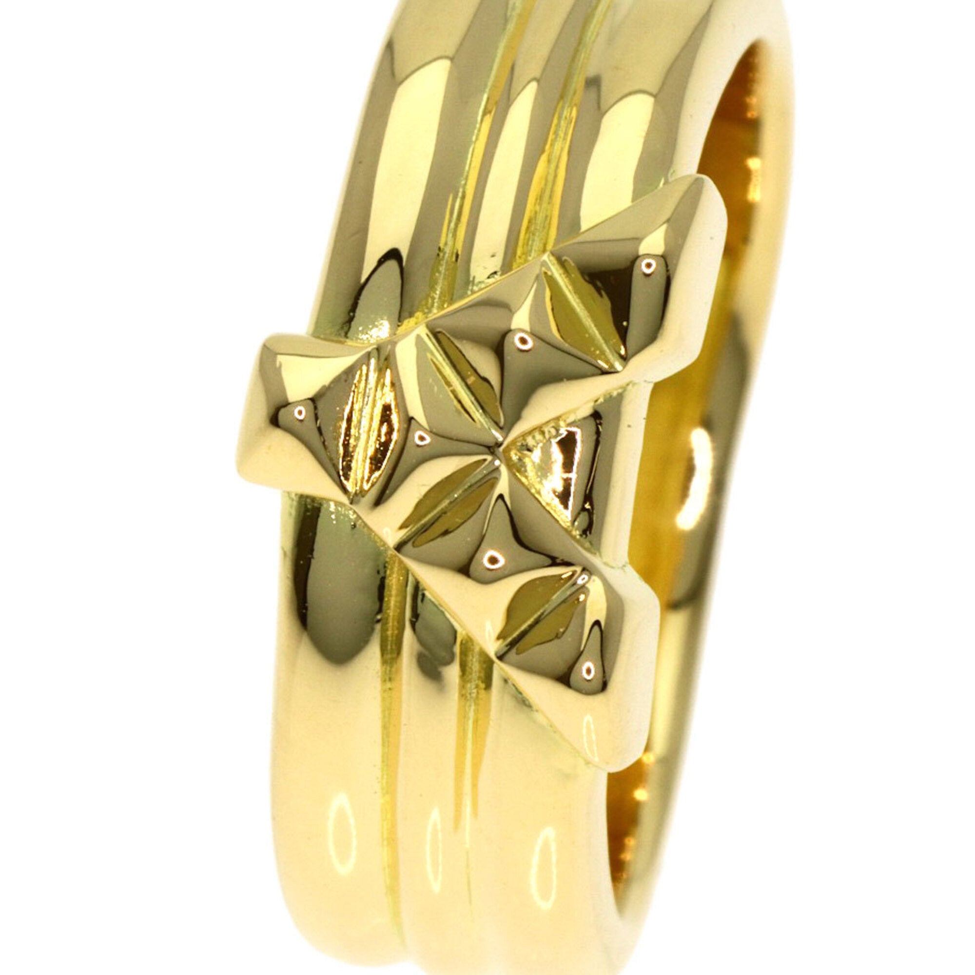 Yves Saint Laurent Yellow Gold (18K) Band Ring (Pre-Owned)