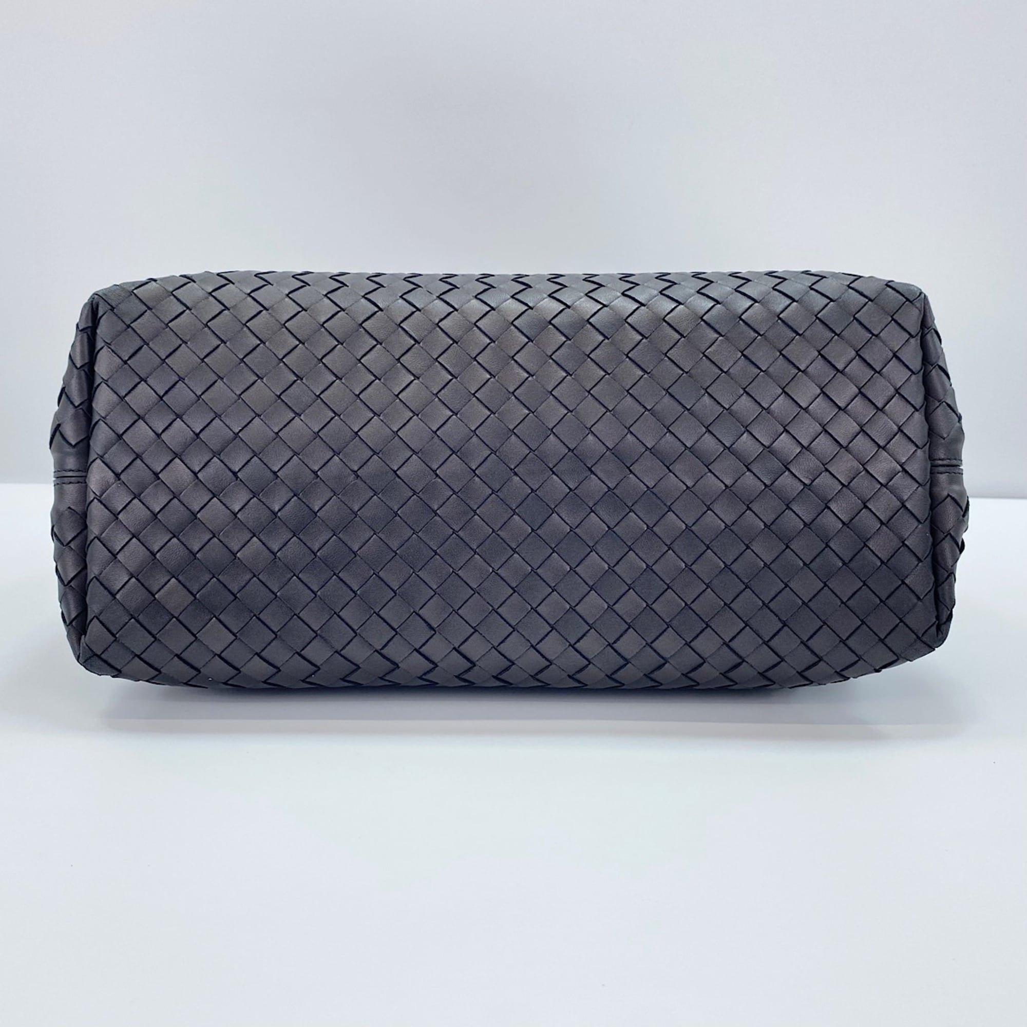Bottega Veneta Purple Leather Shoulder Bag (Pre-Owned)