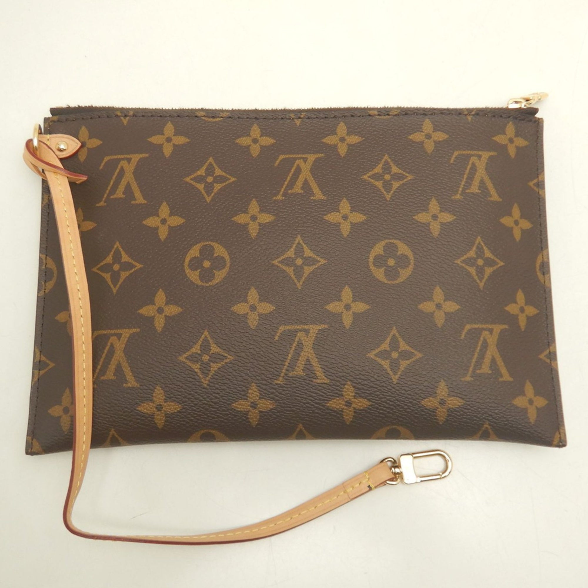 Louis Vuitton Brown Monogram Pouch Shoulder Bag (Pre-Owned)
