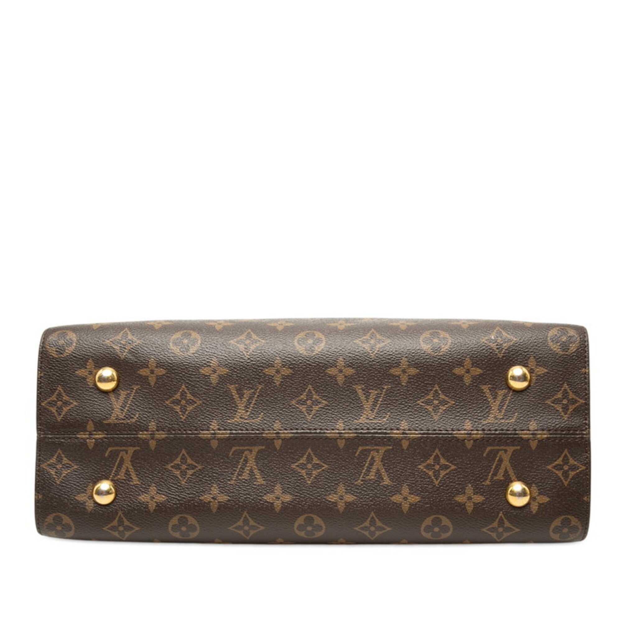Louis Vuitton Black Brown Pvc Leather Handbag Shoulder Bag (Pre-Owned)