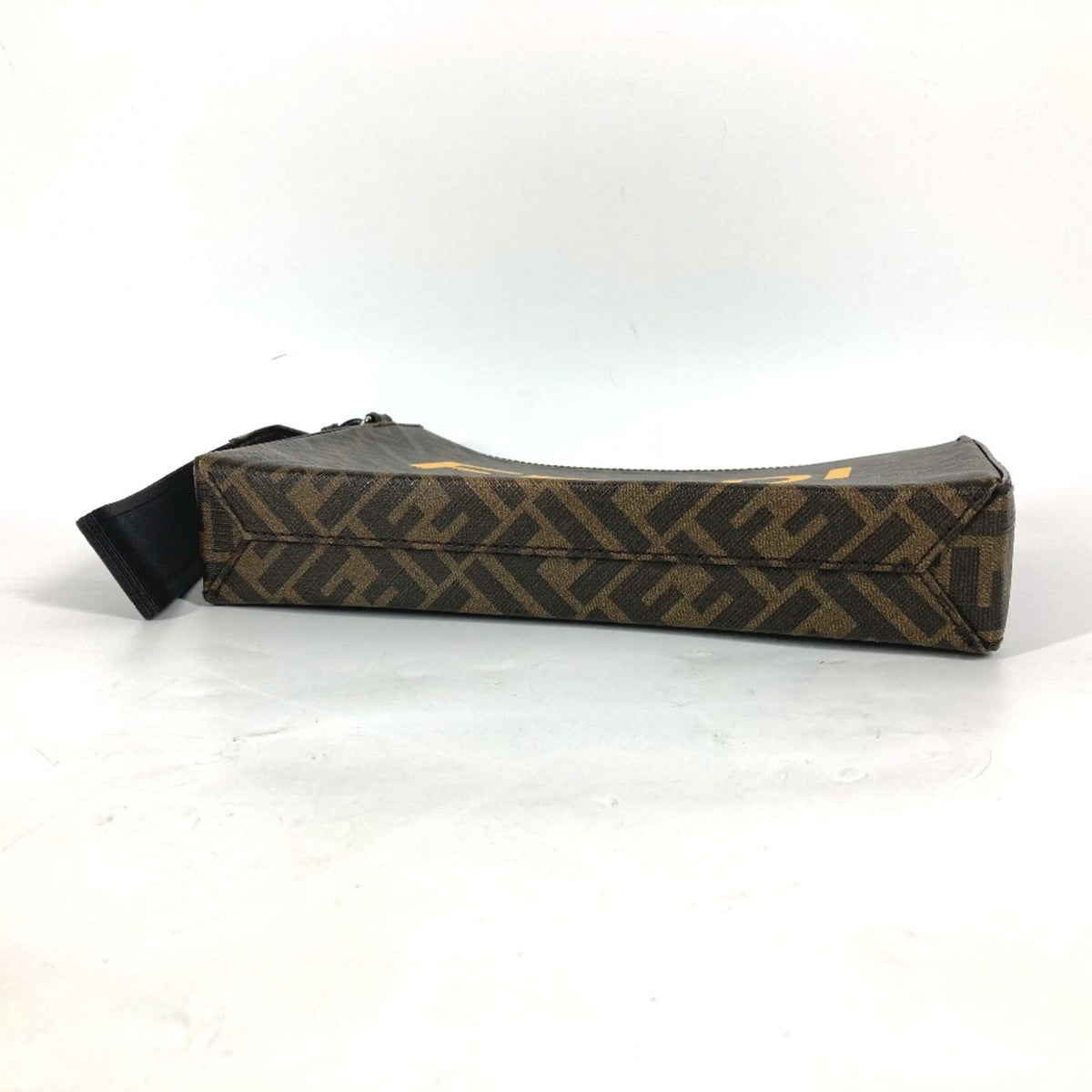 Fendi Brown Leather Clutch Bag (Pre-Owned)