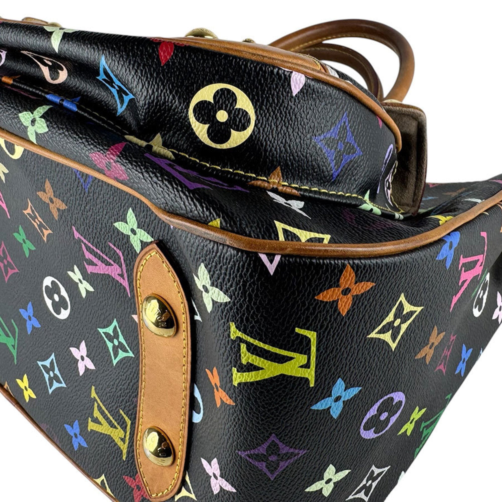 Louis Vuitton Multi-Color Noir Monogram Multicolore Handbag Shoulder Bag (Pre-Owned)
