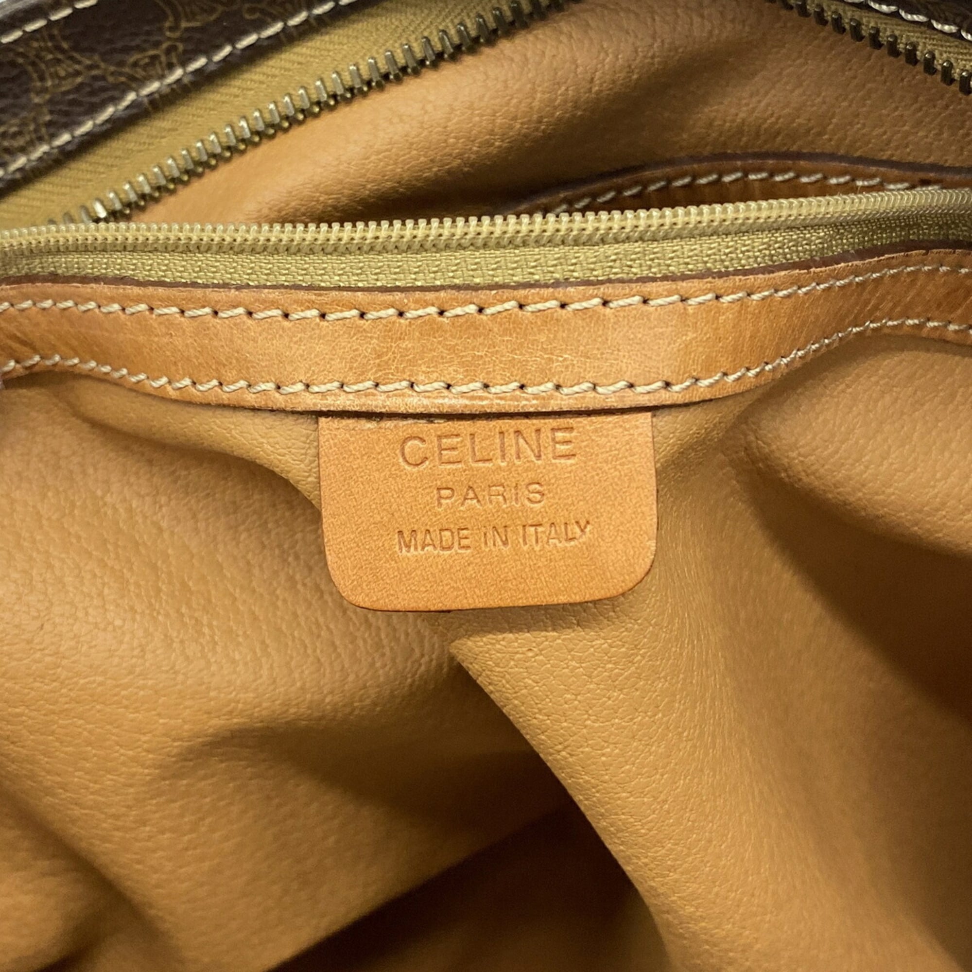 Celine Brown Pvc Tote Bag (Pre-Owned)