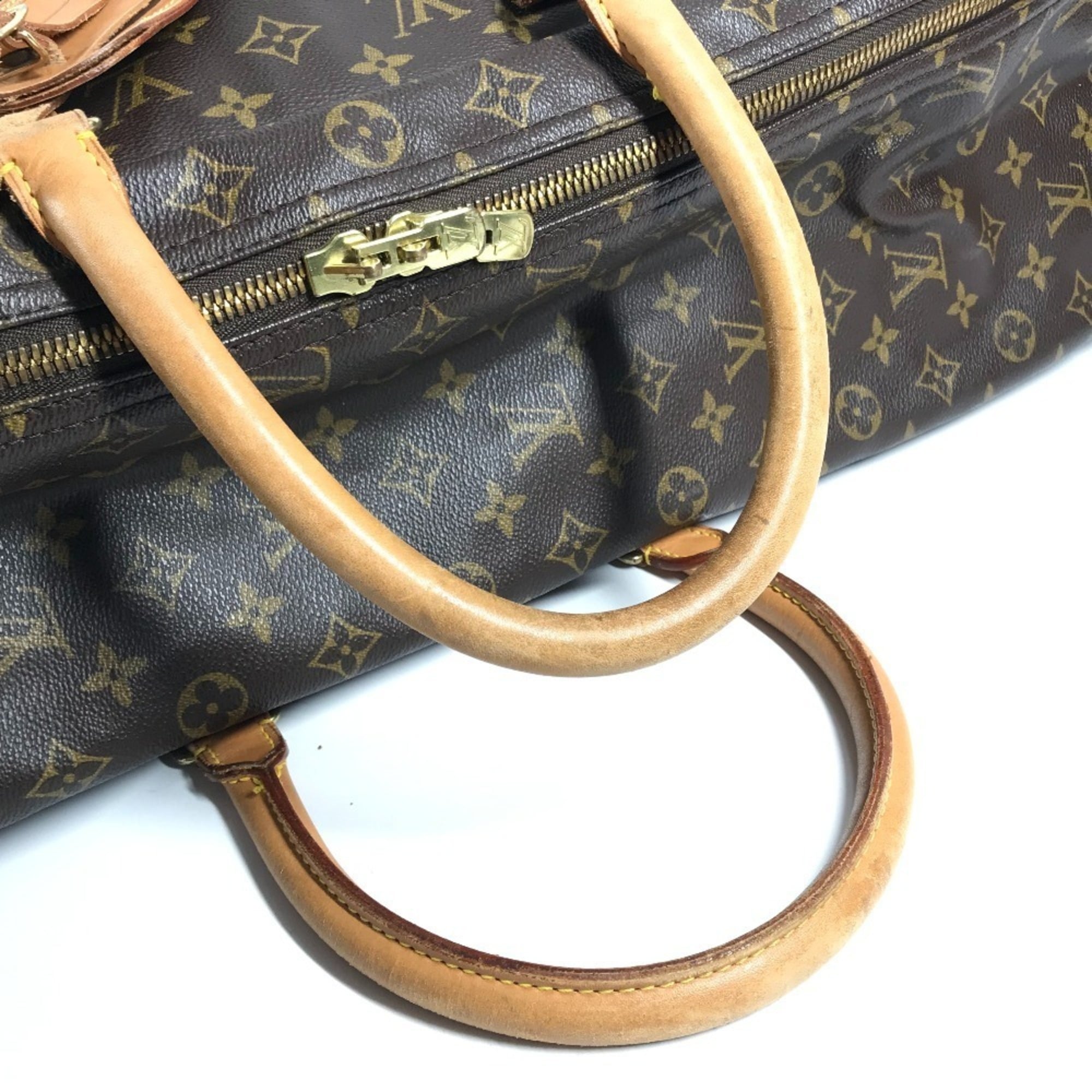 Louis Vuitton Brown Monogram Canvas Boston Bag Handbag (Pre-Owned)