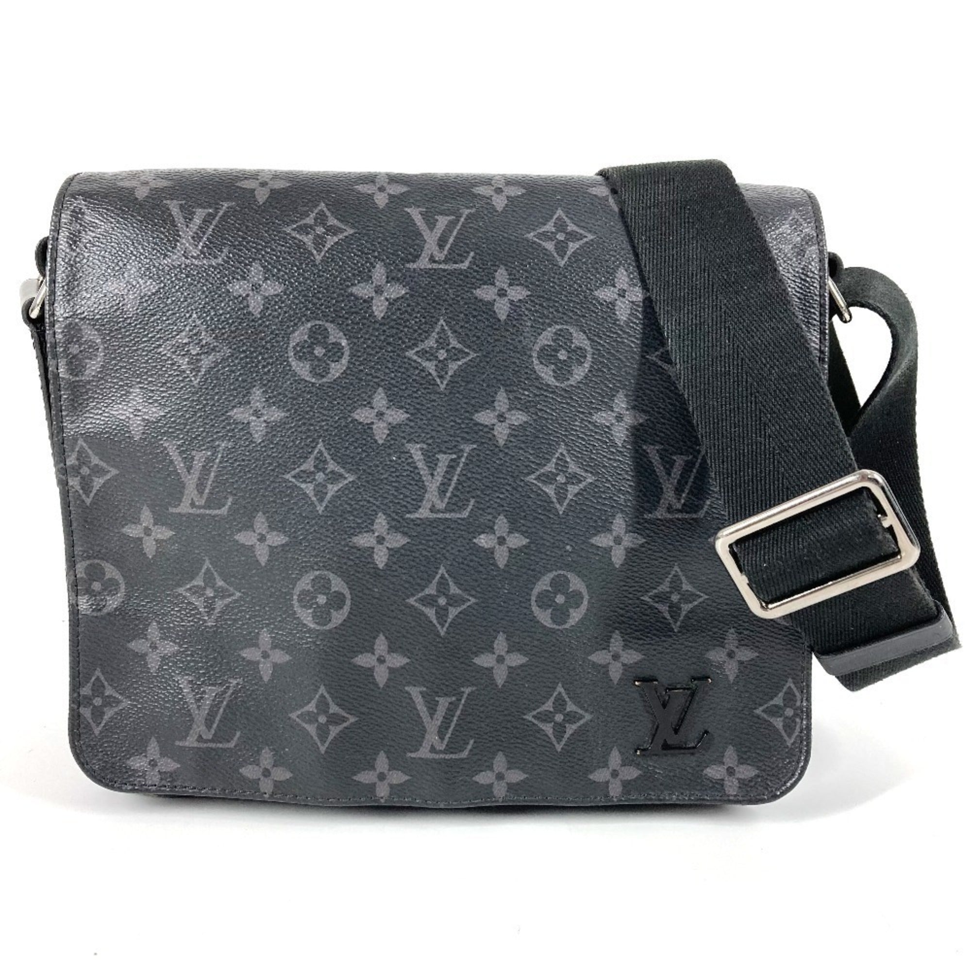Louis Vuitton Monogram Eclipse Black Monogram Eclipse Messenger Bag Shoulder Bag (Pre-Owned)