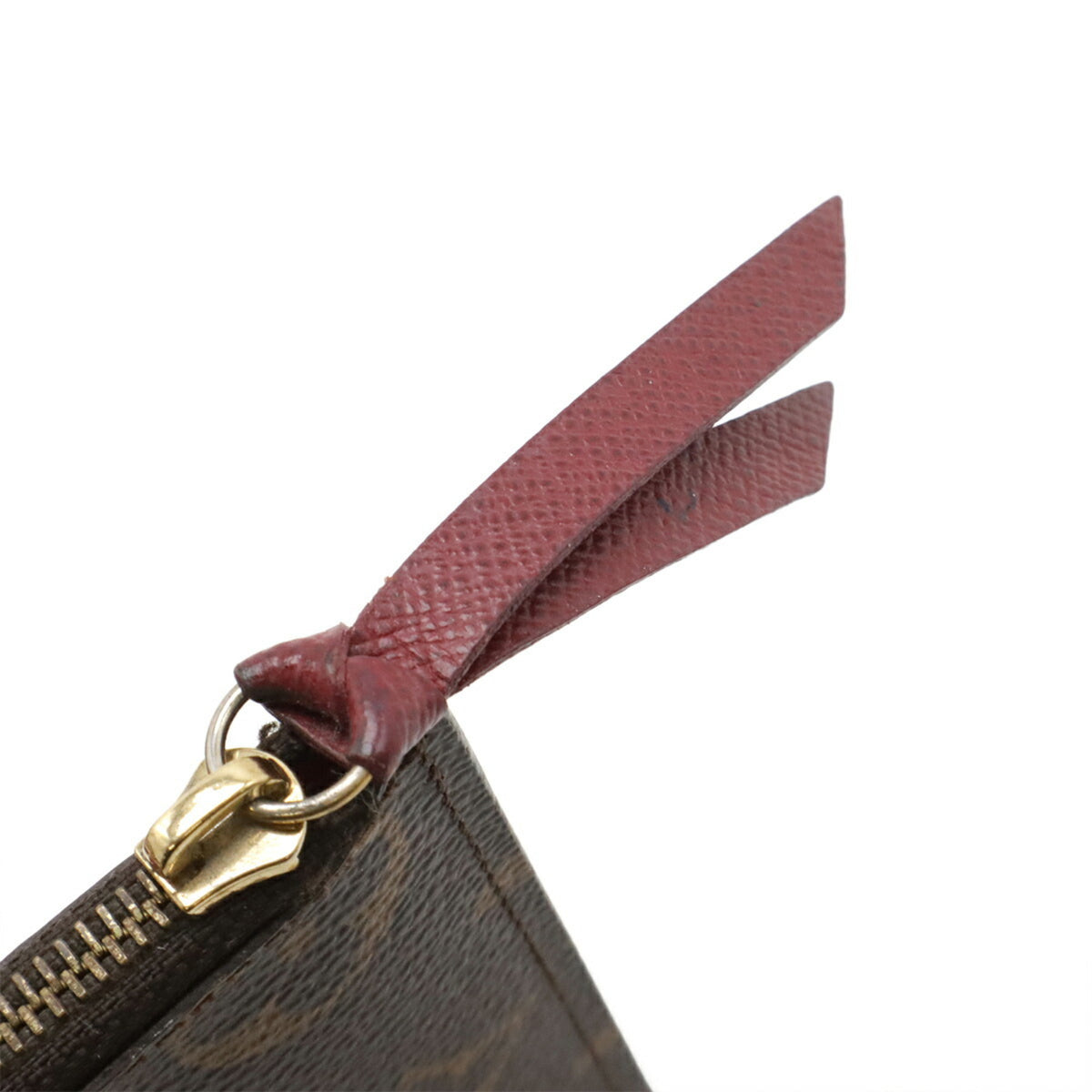Louis Vuitton Fuchsia Monogram Canvas Leather Clutch Bag Pochette Shoulder Bag (Pre-Owned)