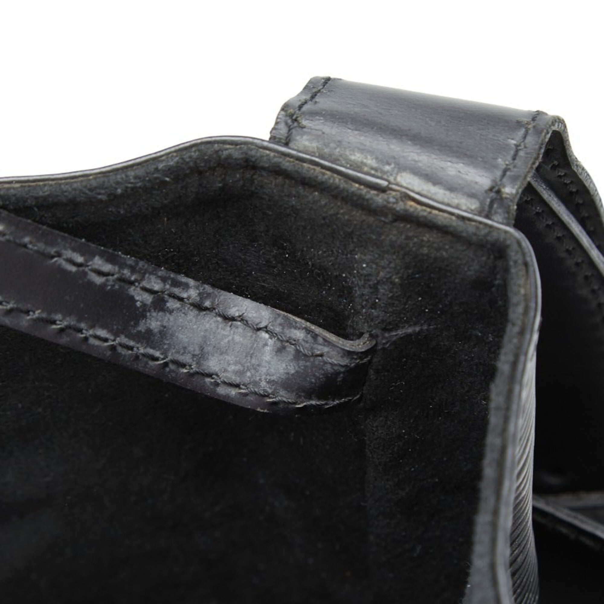 Louis Vuitton Epi Black Noir Leather Handbag Shoulder Bag (Pre-Owned)