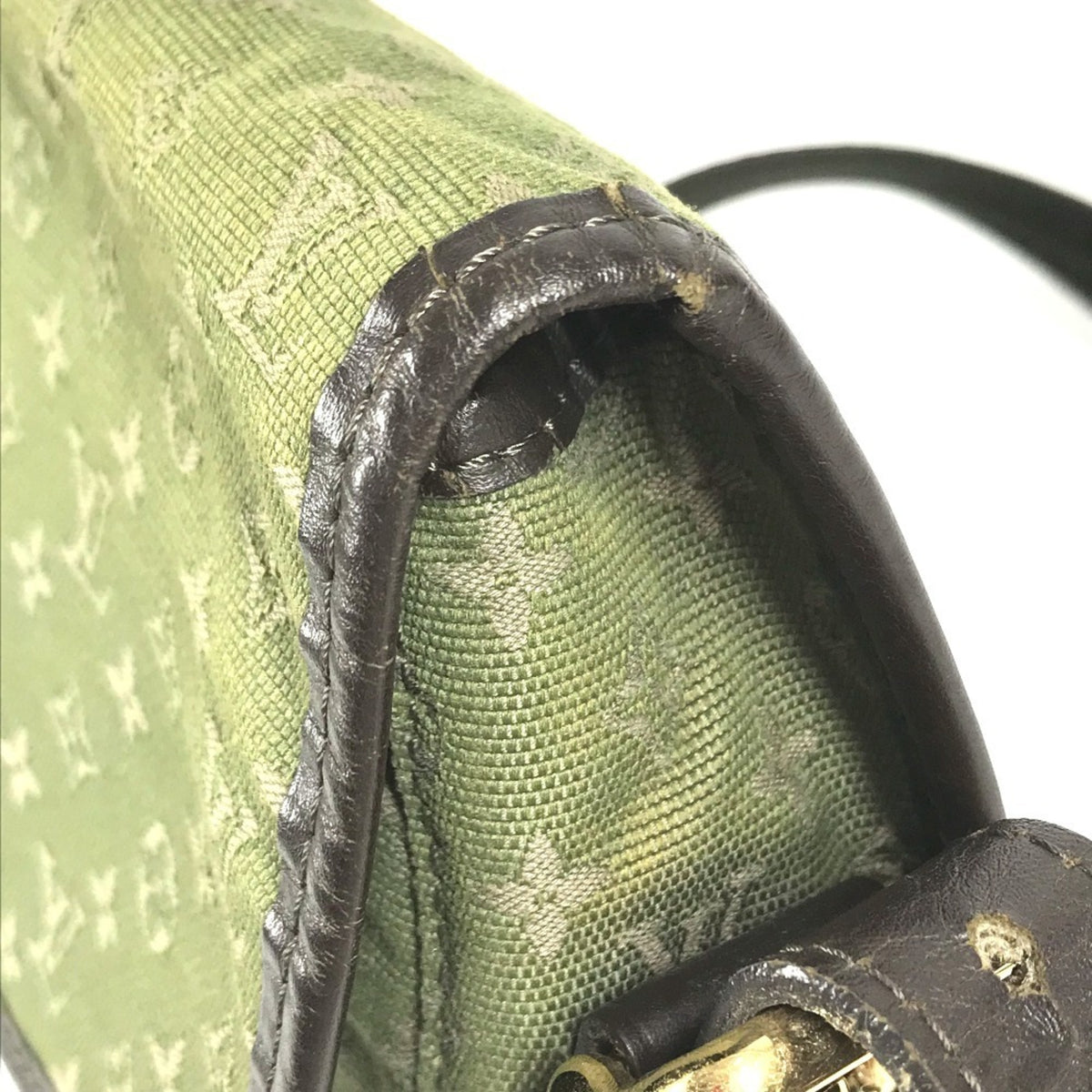 Louis Vuitton Khaki Monogram Monogram Mini Pochette Shoulder Bag (Pre-Owned)