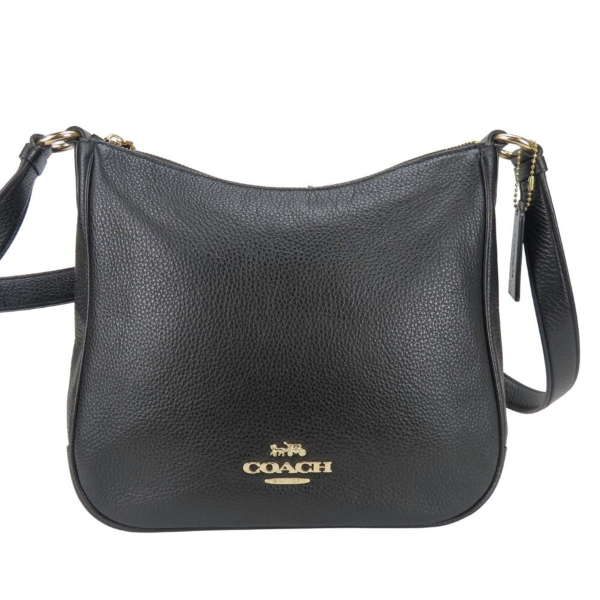 Coach Black Leather Shoulder Bag (Pre-Owned)