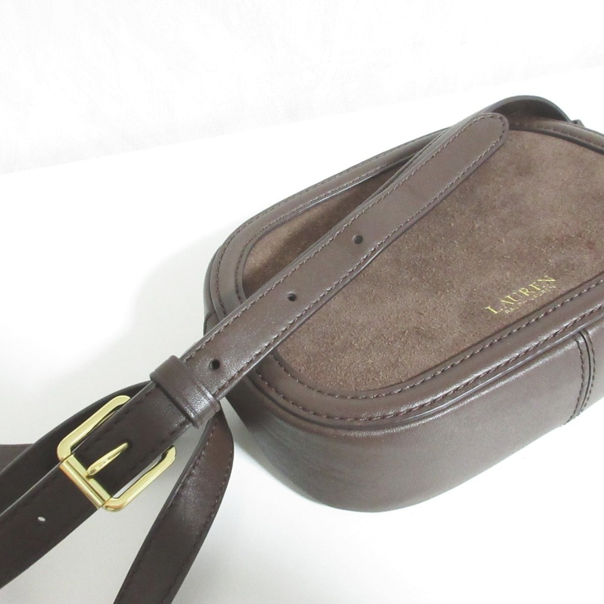 Ralph Lauren Brown Suede Shoulder Bag (Pre-Owned)