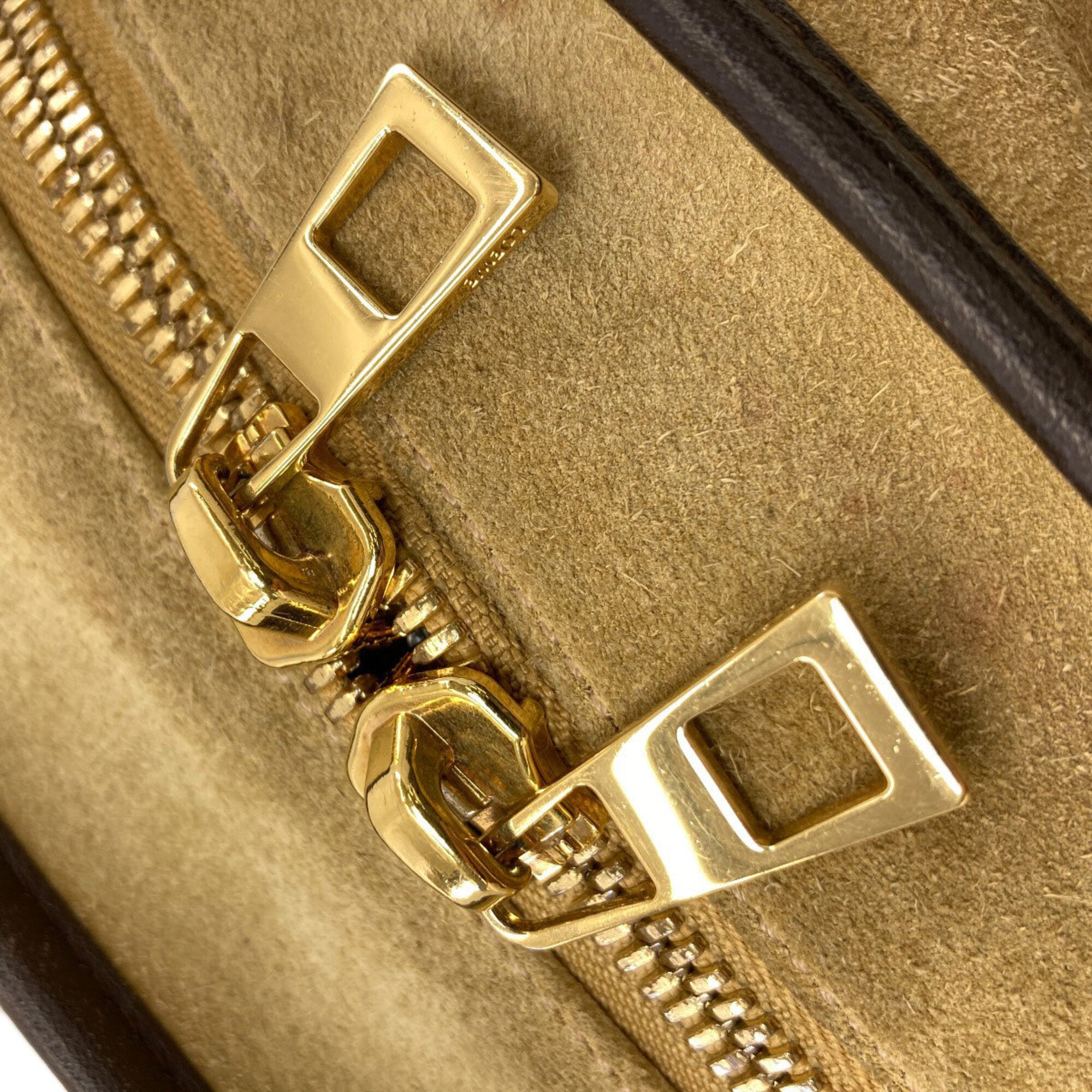 Loewe Brown Suede Handbag (Pre-Owned)